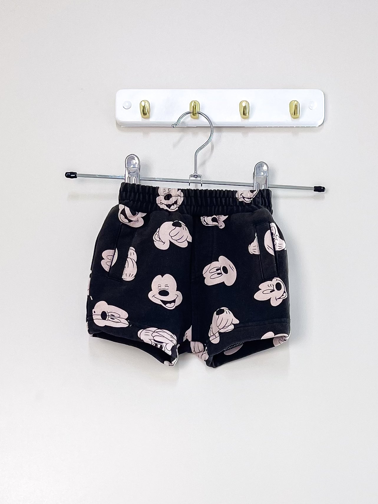 Rock Your Baby x Mickey Mouse jersey shorts (0-3m)