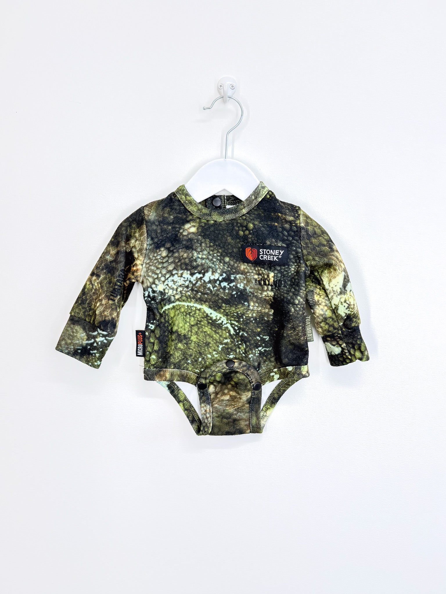 Stoney Creek bush bodysuit (0-3m)