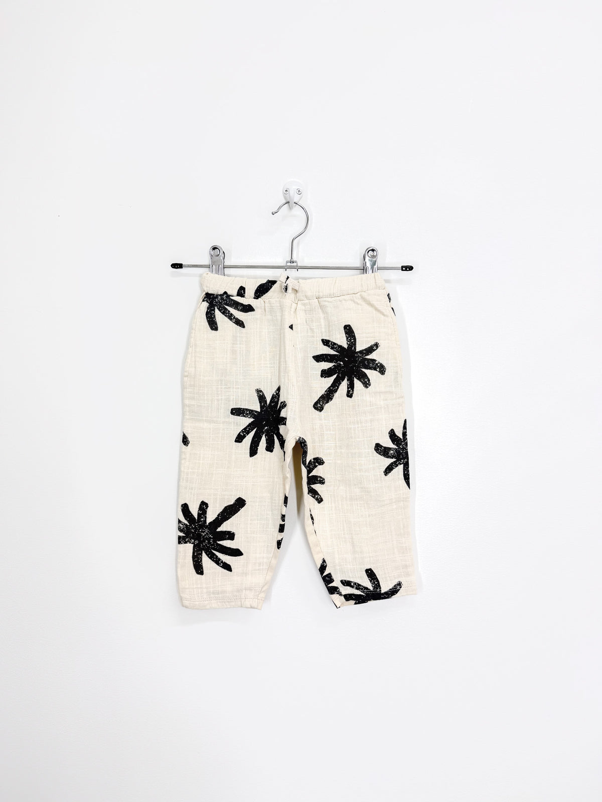 Zara lightweight palm beach pants (12-18m)