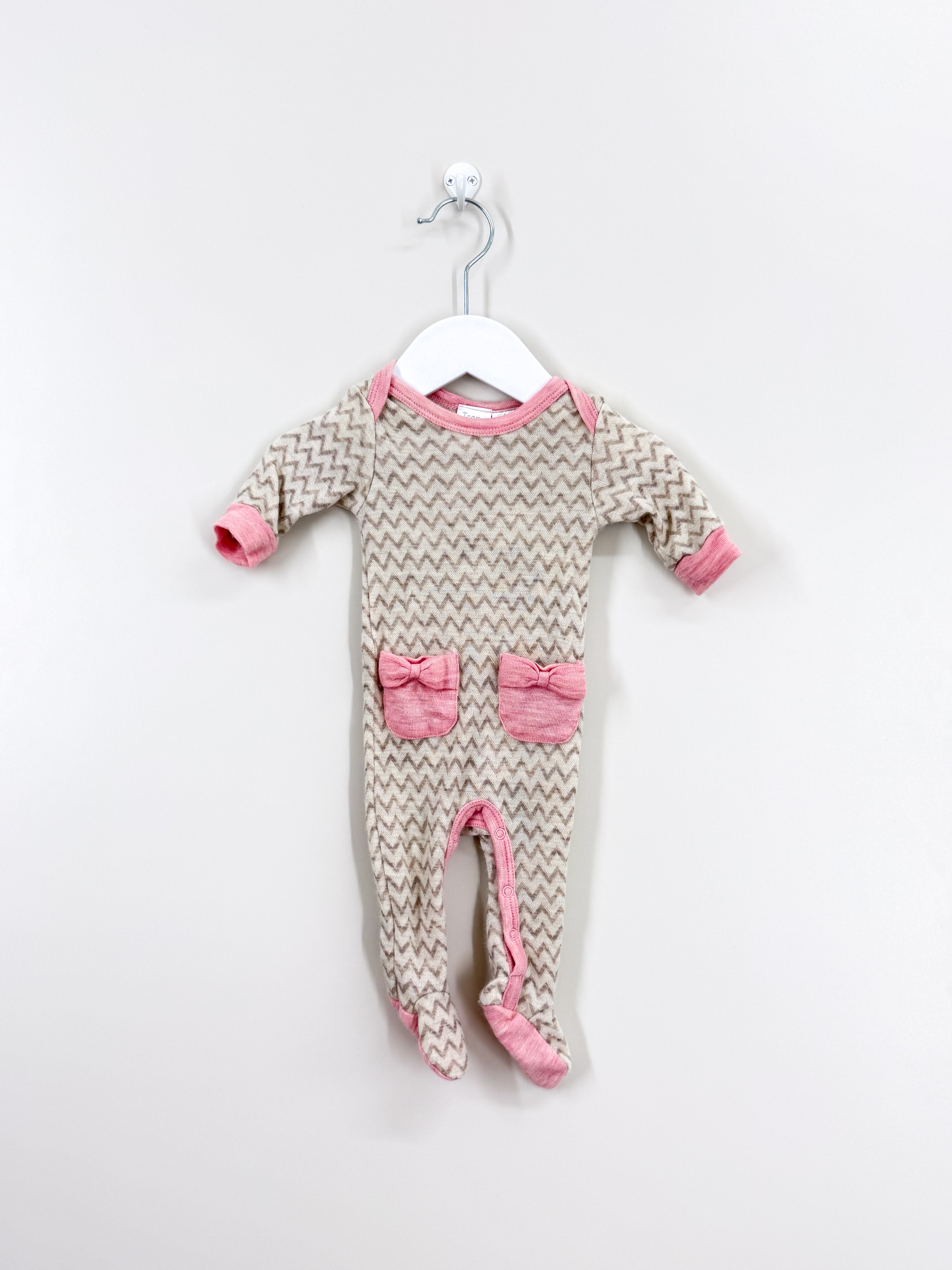 Teeny Weeny merino onesie (newborn)