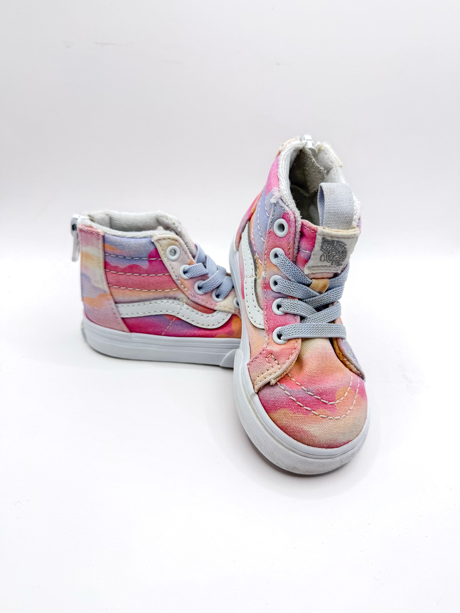 Vans sk8 hi zip sneakers - pastel tie dye (21EU)