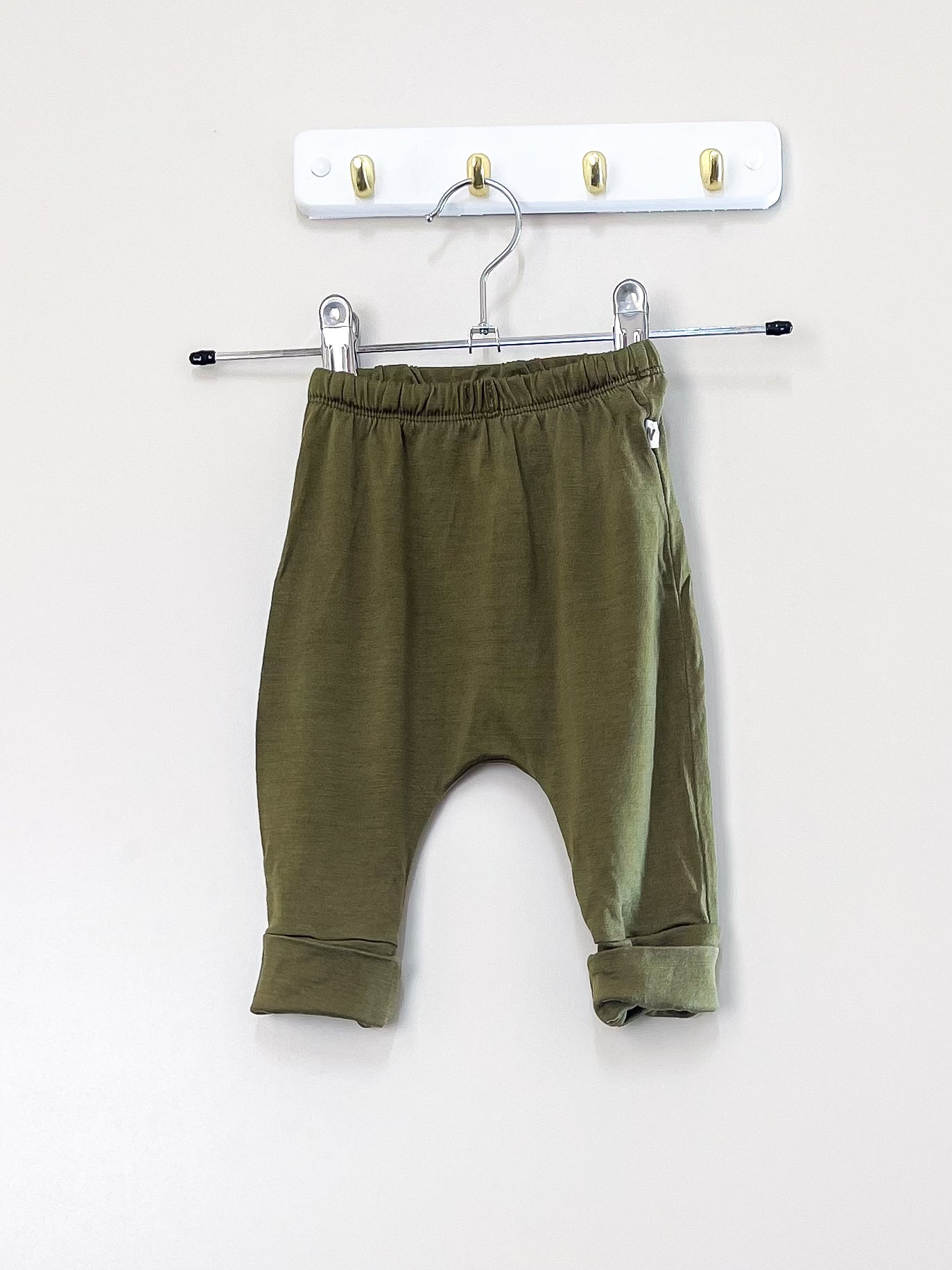 Nature Baby merino drawstring pants (0-3m)