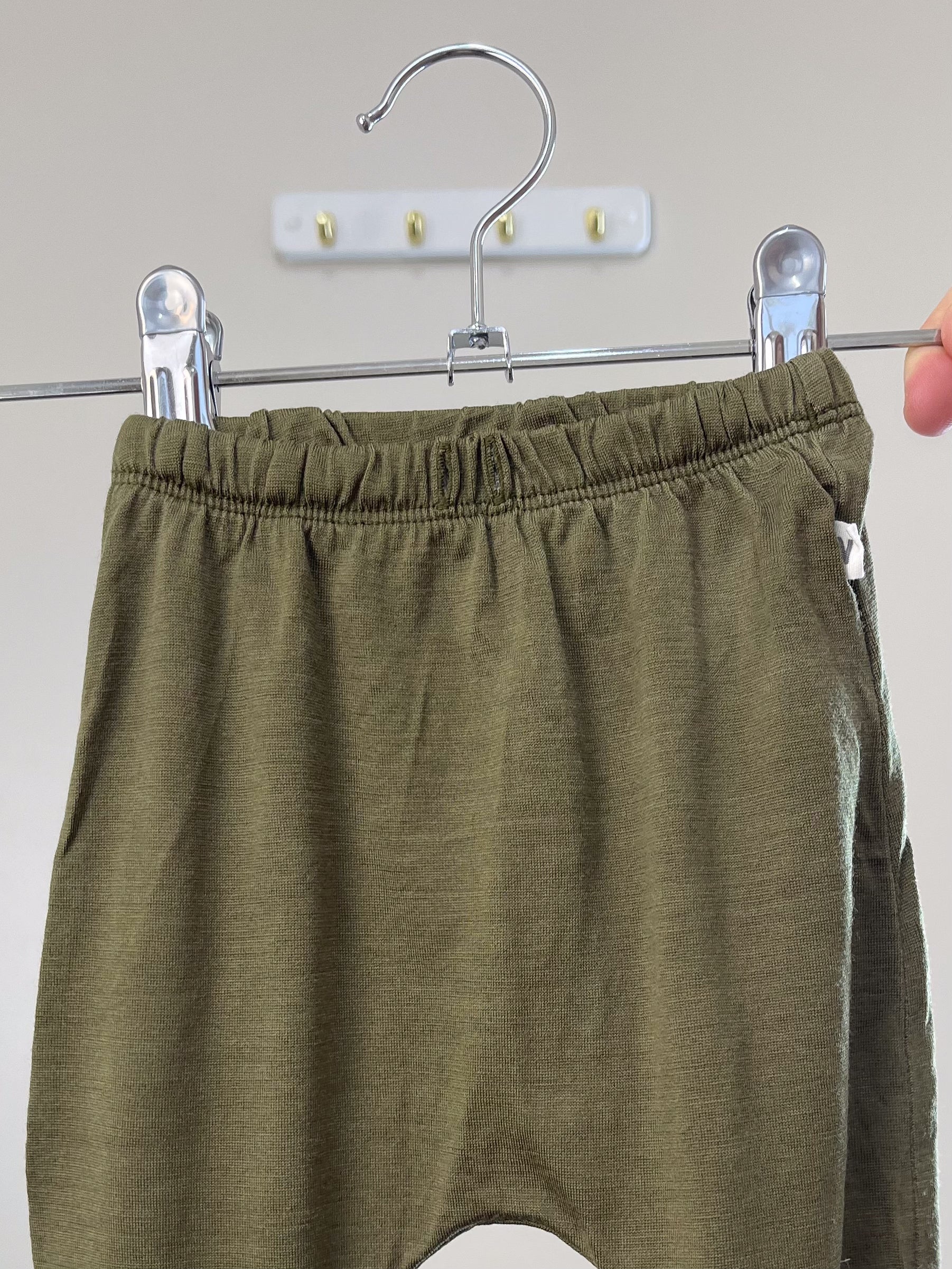 Nature Baby merino drawstring pants (0-3m)