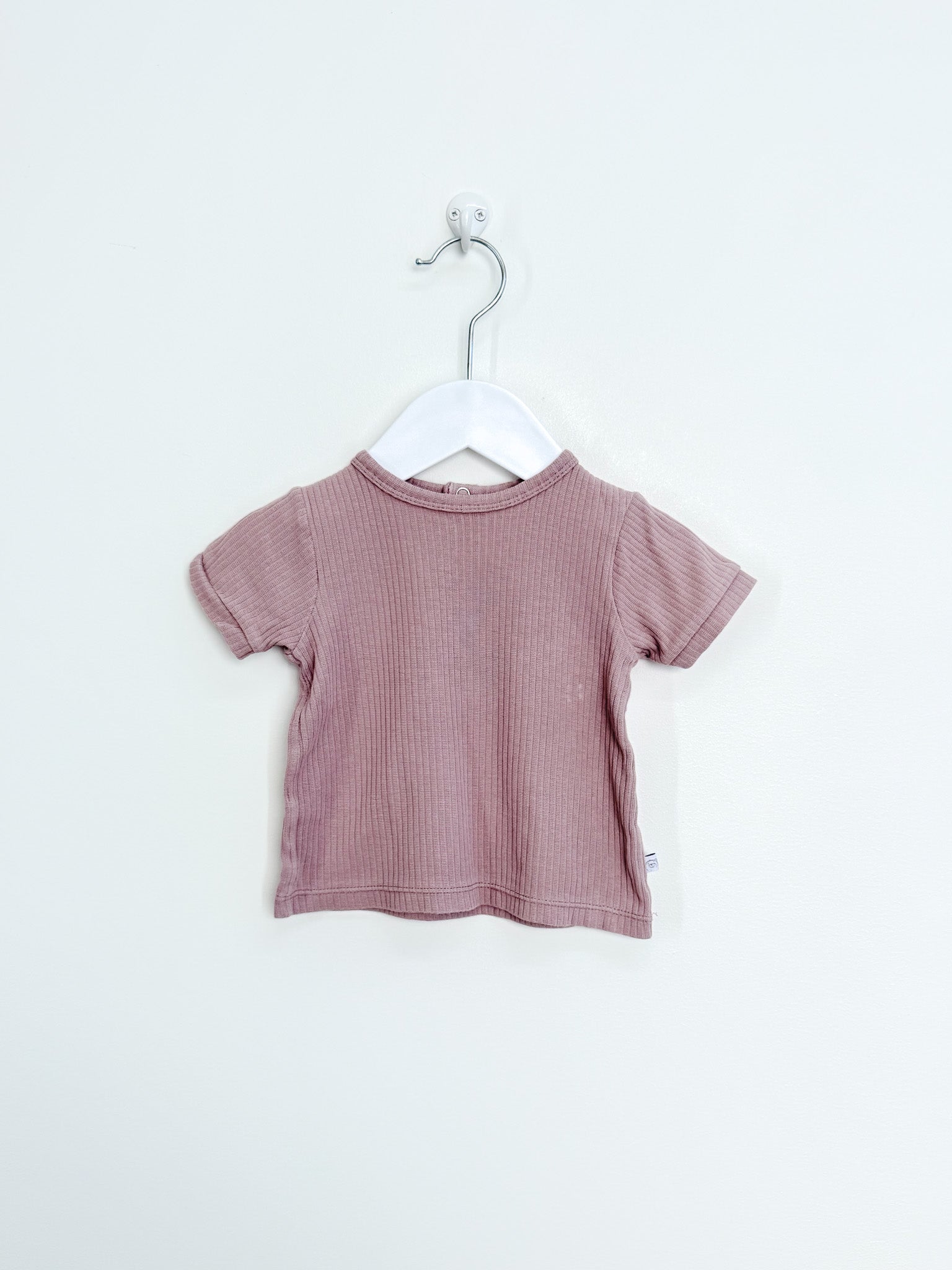 Teeny Weeny rib tee (3-6m)