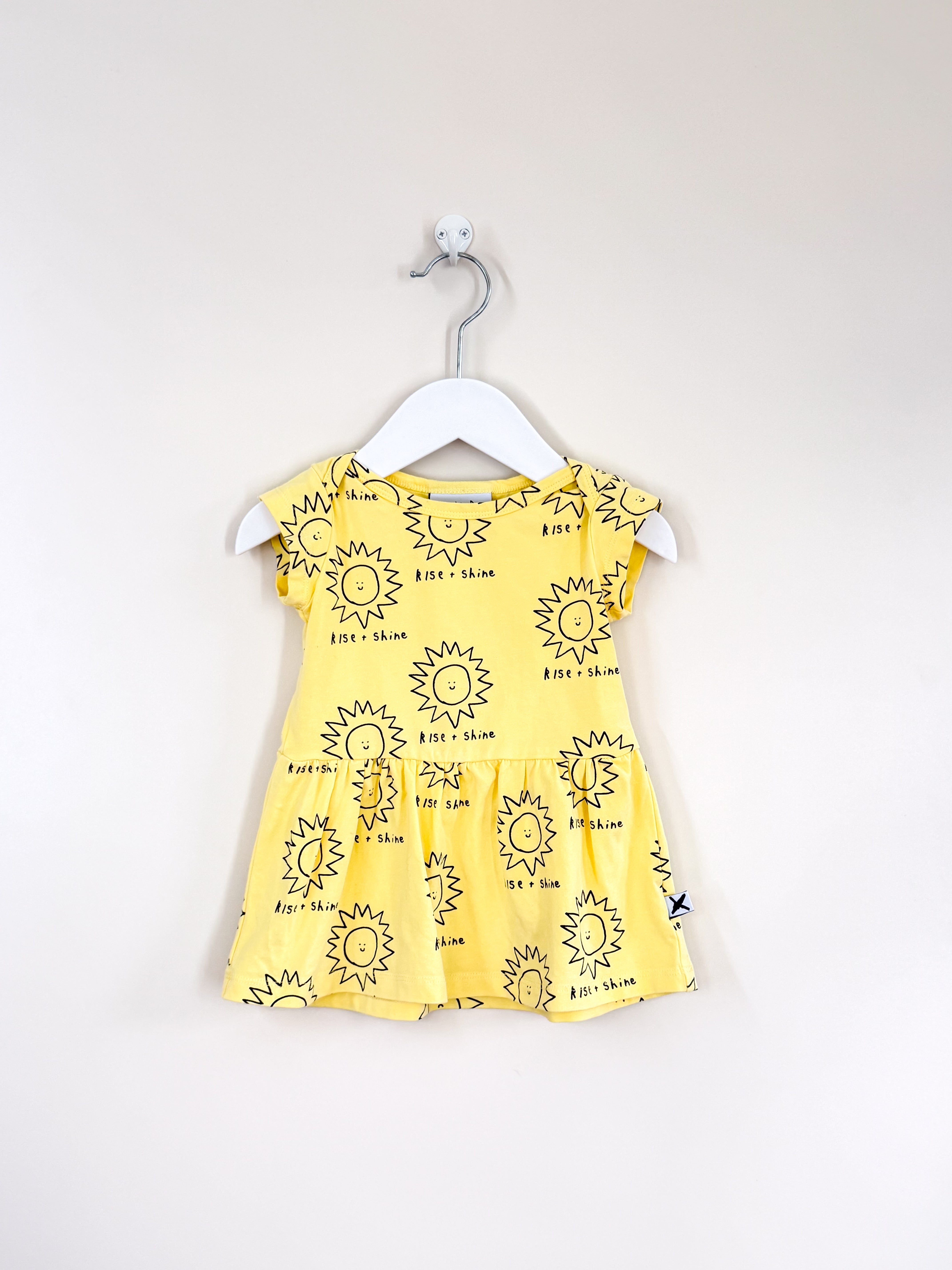 Minti rise + shine dress (3-6m)