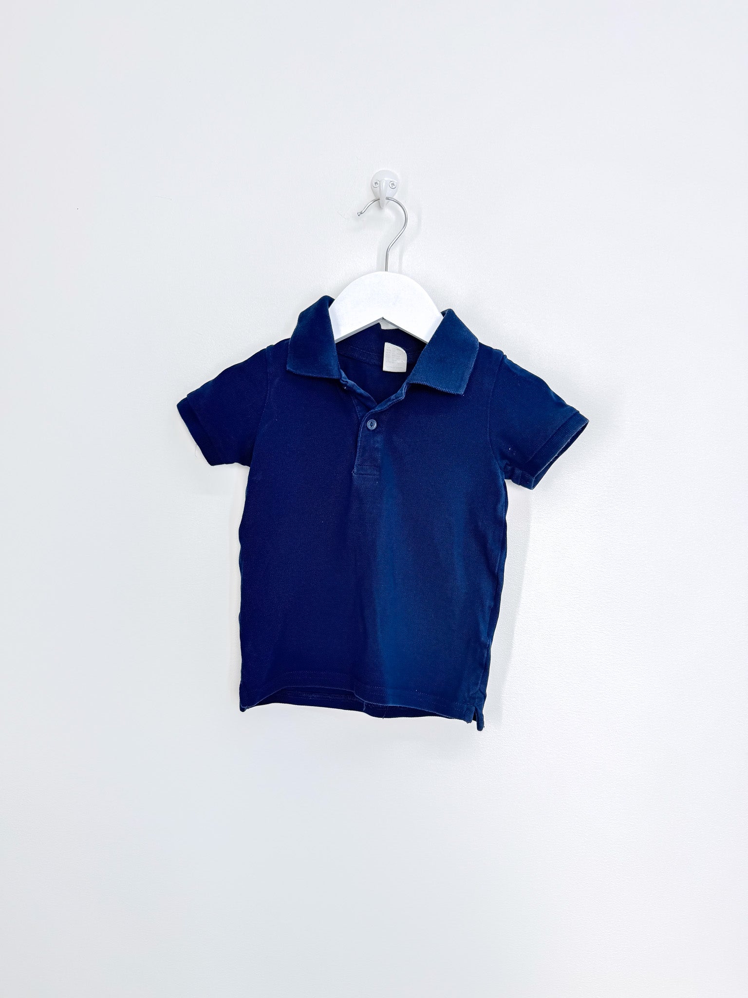 H&M navy polo shirt (12-18m)