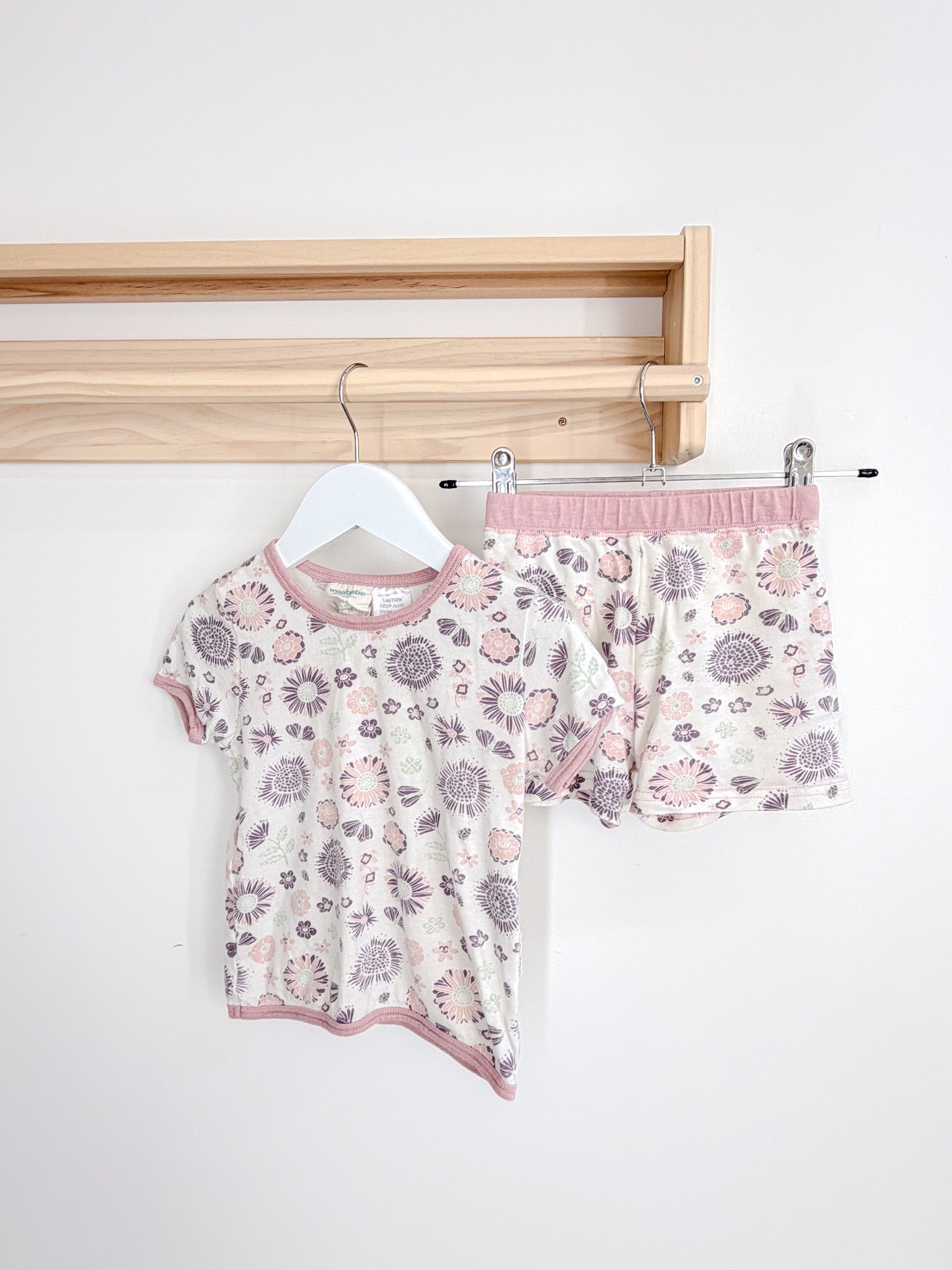 Woolbabe merino cotton PJ set (2y)