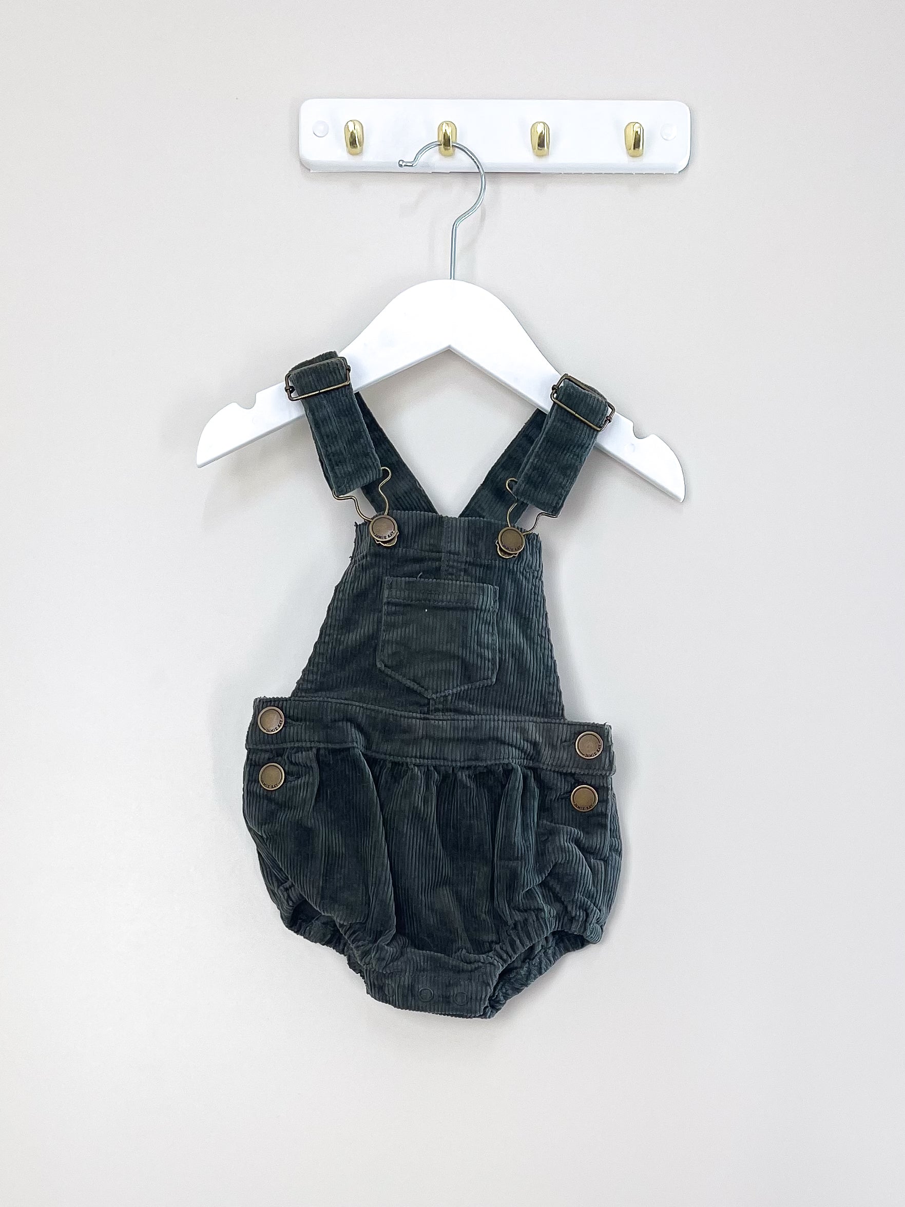 Jamie Kay eli cord romper (0-3m)