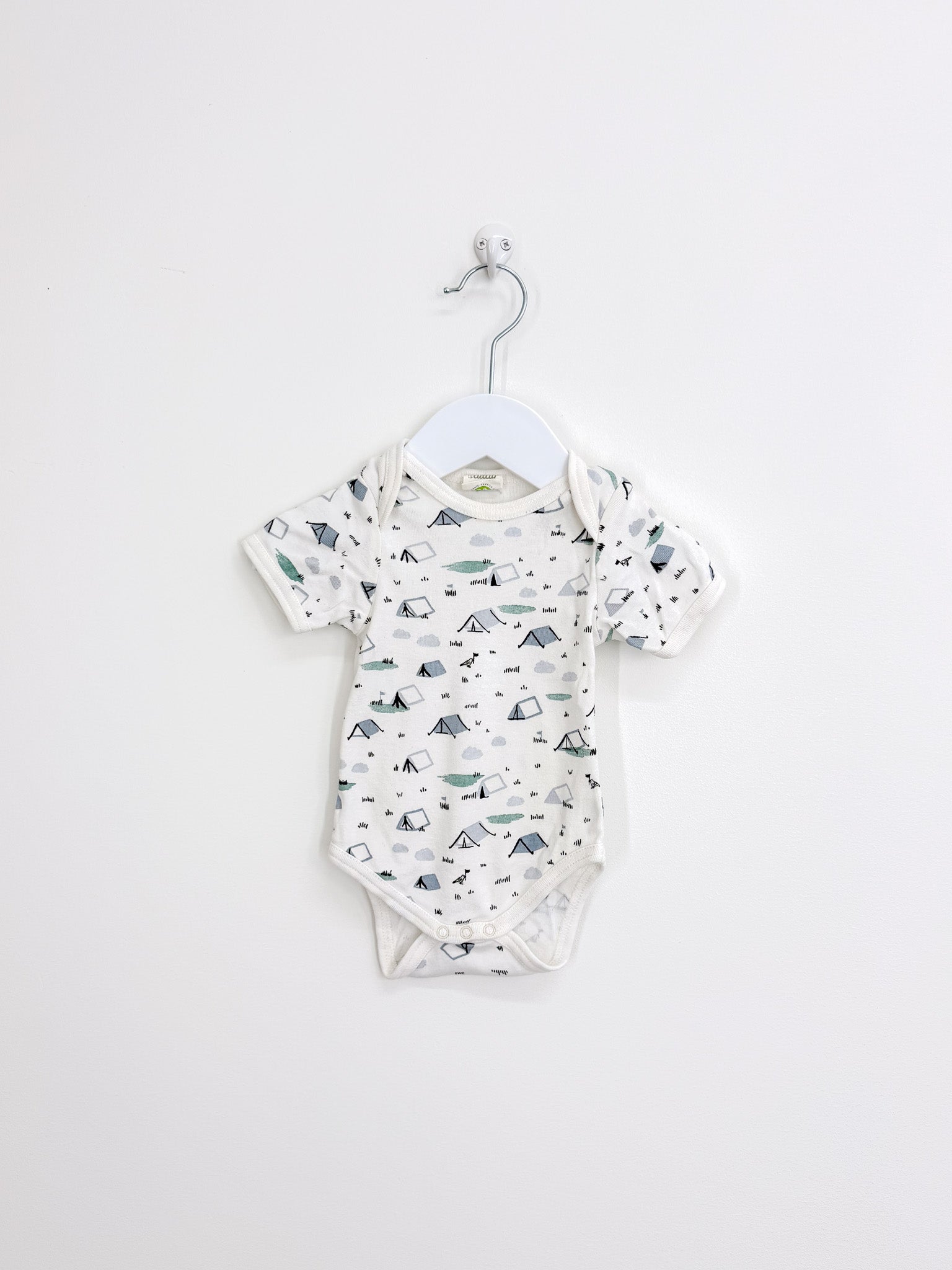 Nature Baby organic bodysuit - camping (0-3m)