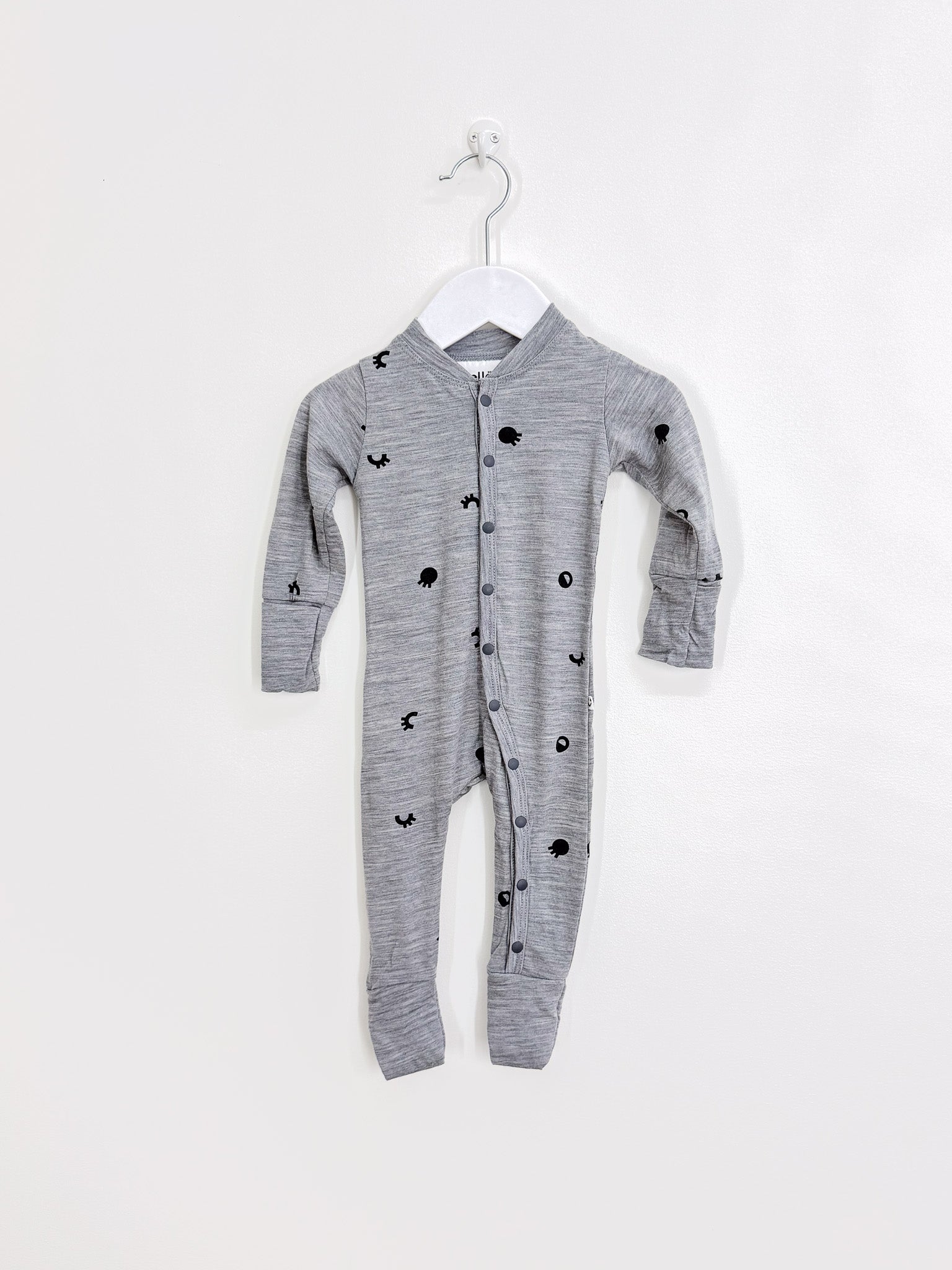Mello Merino button onesie (0-3m)
