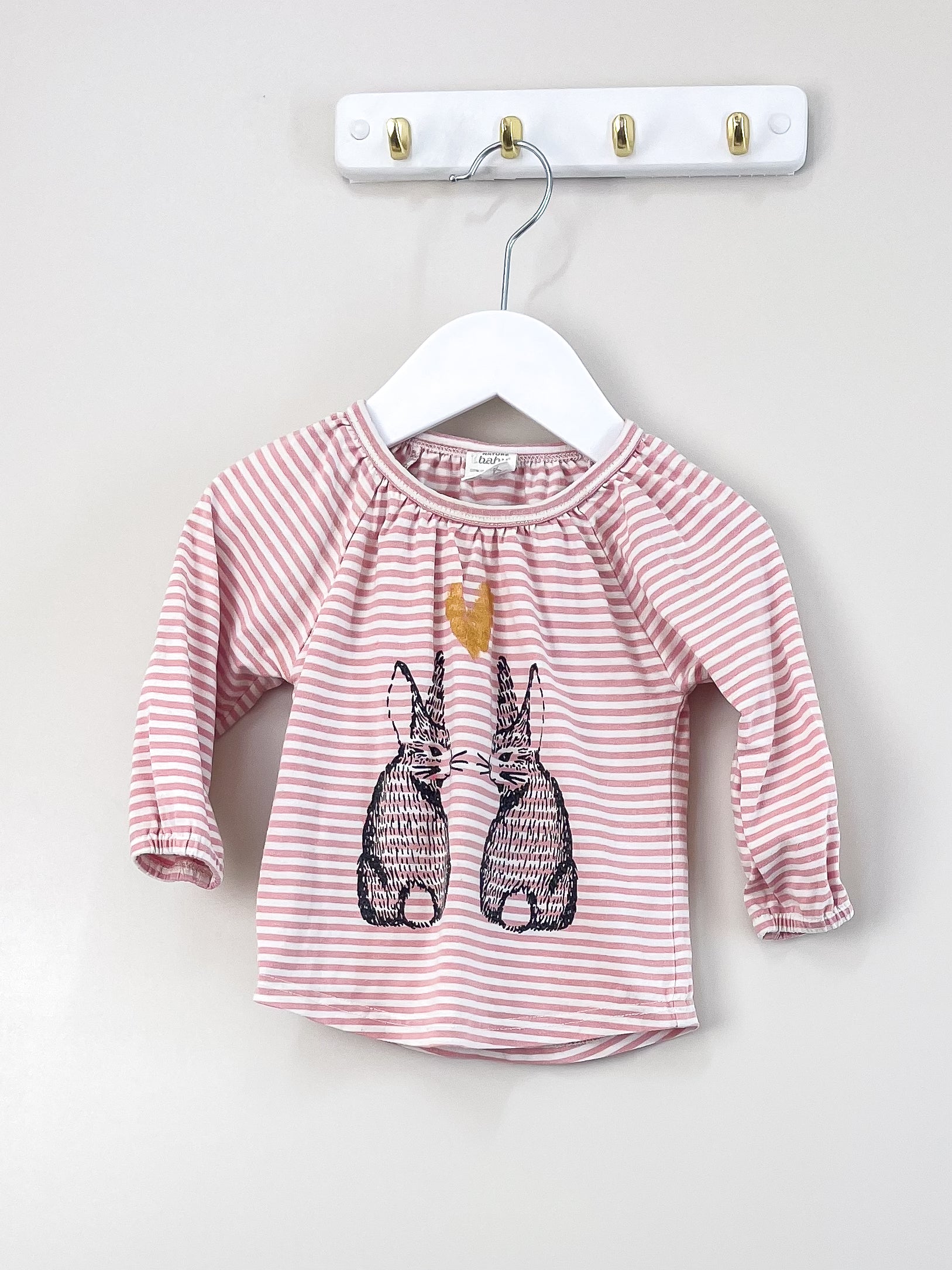 Nature Baby organic bunny tee (6-12m)