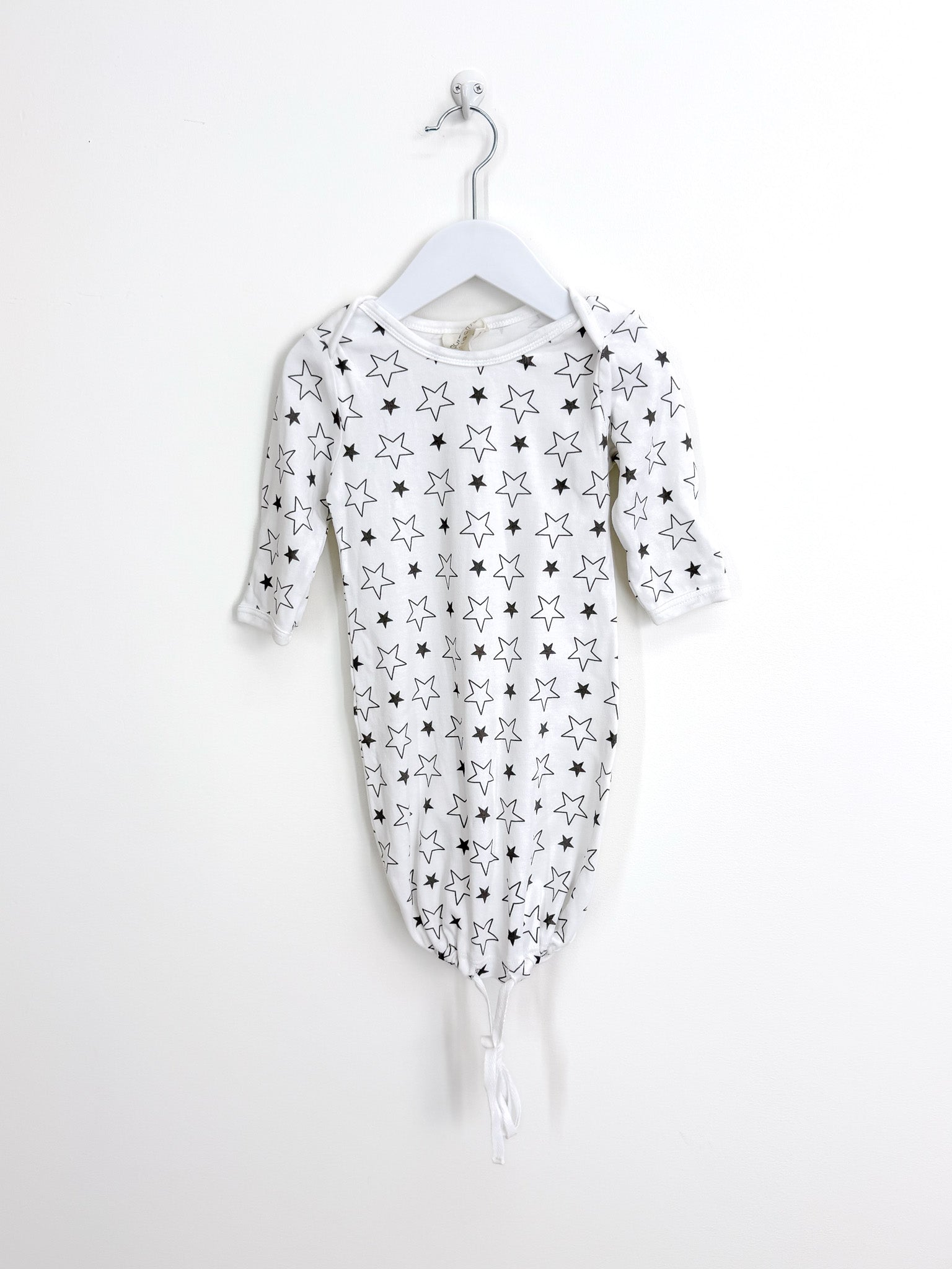 Pureborn organic sleep gown - stars (0-3m)