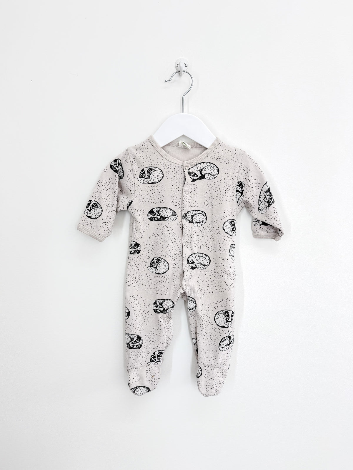 Nature Baby organic stretch & grow - badger (0-3m)