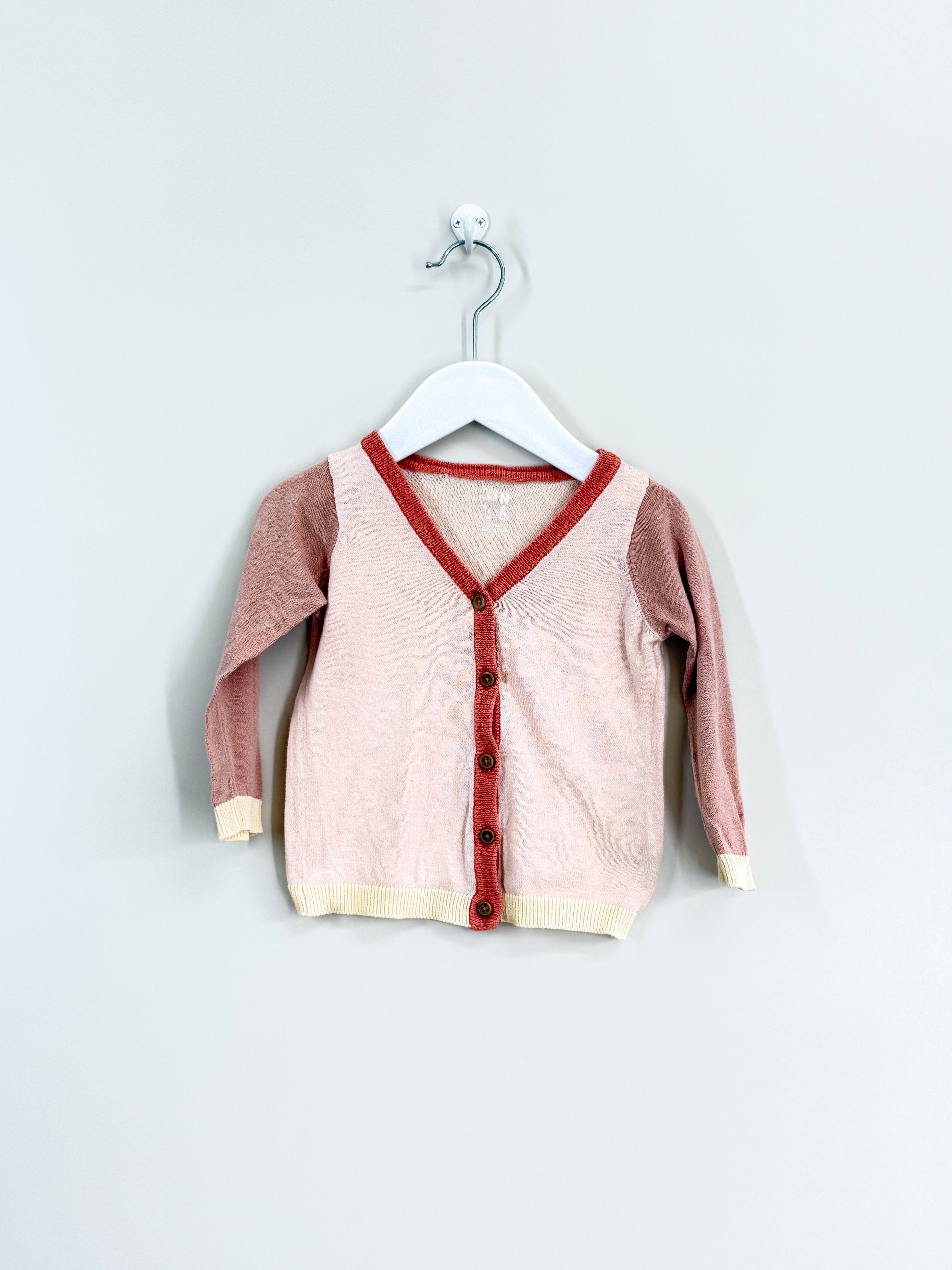 Nature Baby organic lightweight cardigan (6-12m)