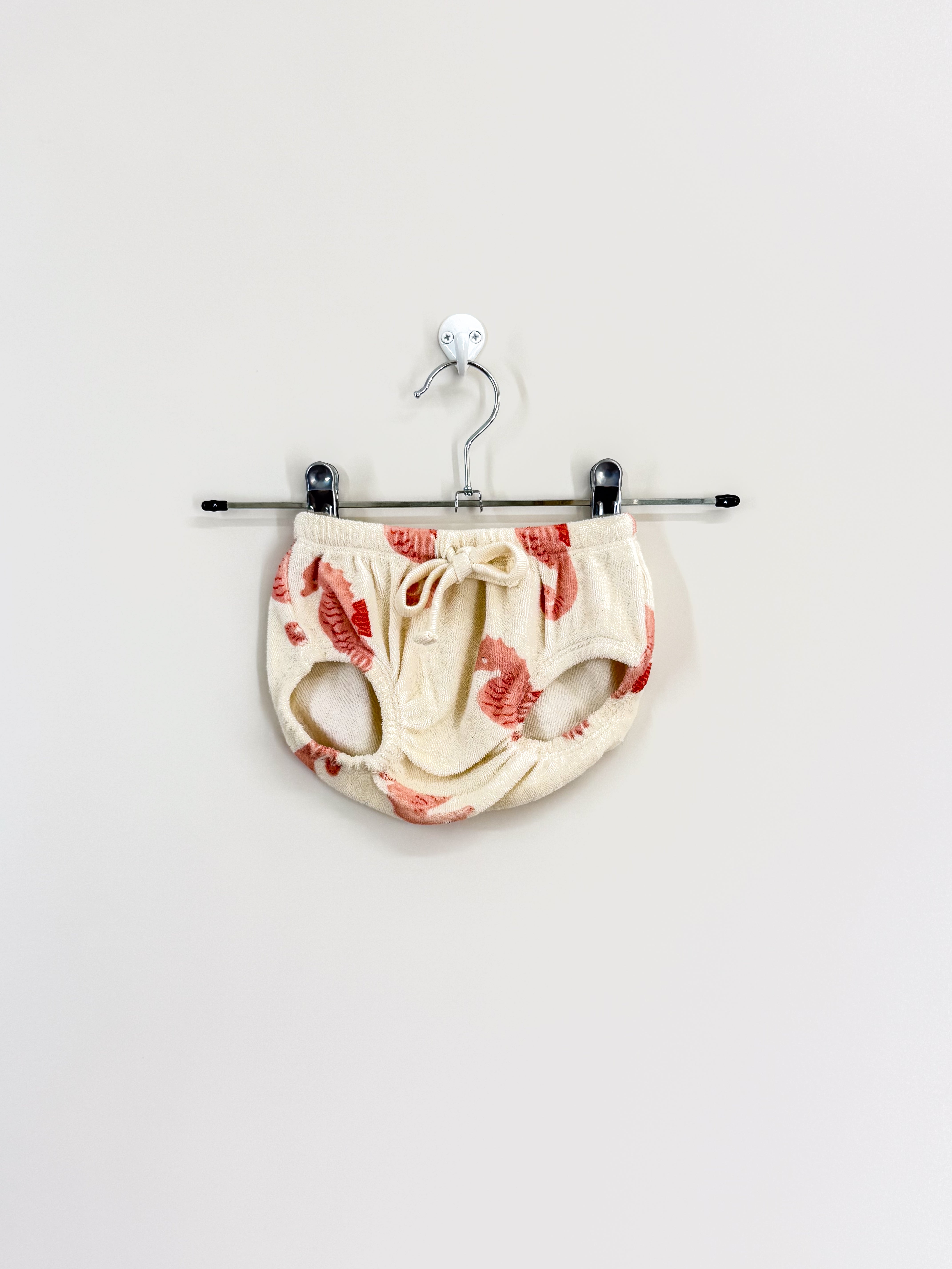 Nature Baby organic terry bloomers - seahorse (0-3m)