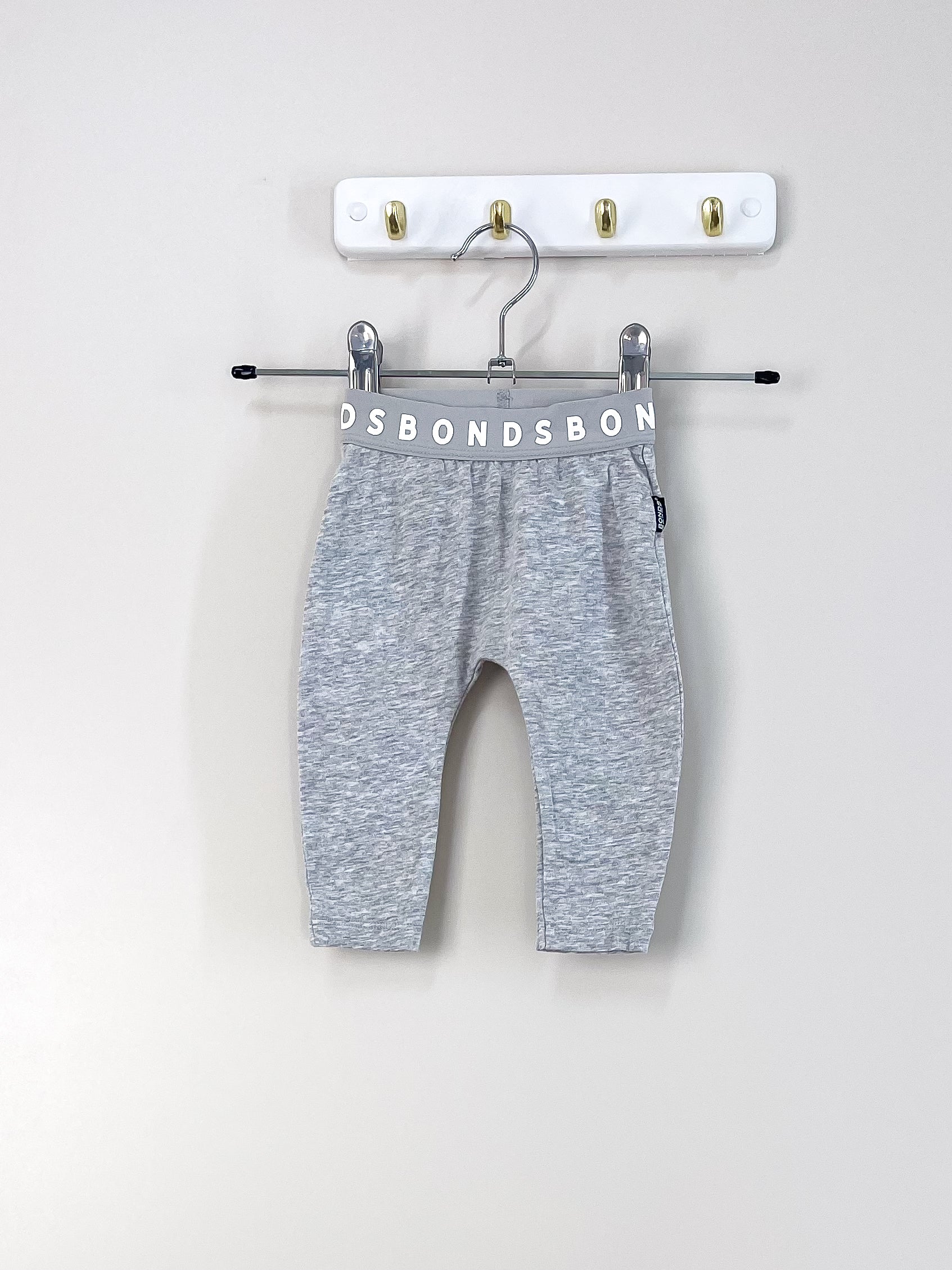 Bonds stretchies leggings - grey (0-3m)