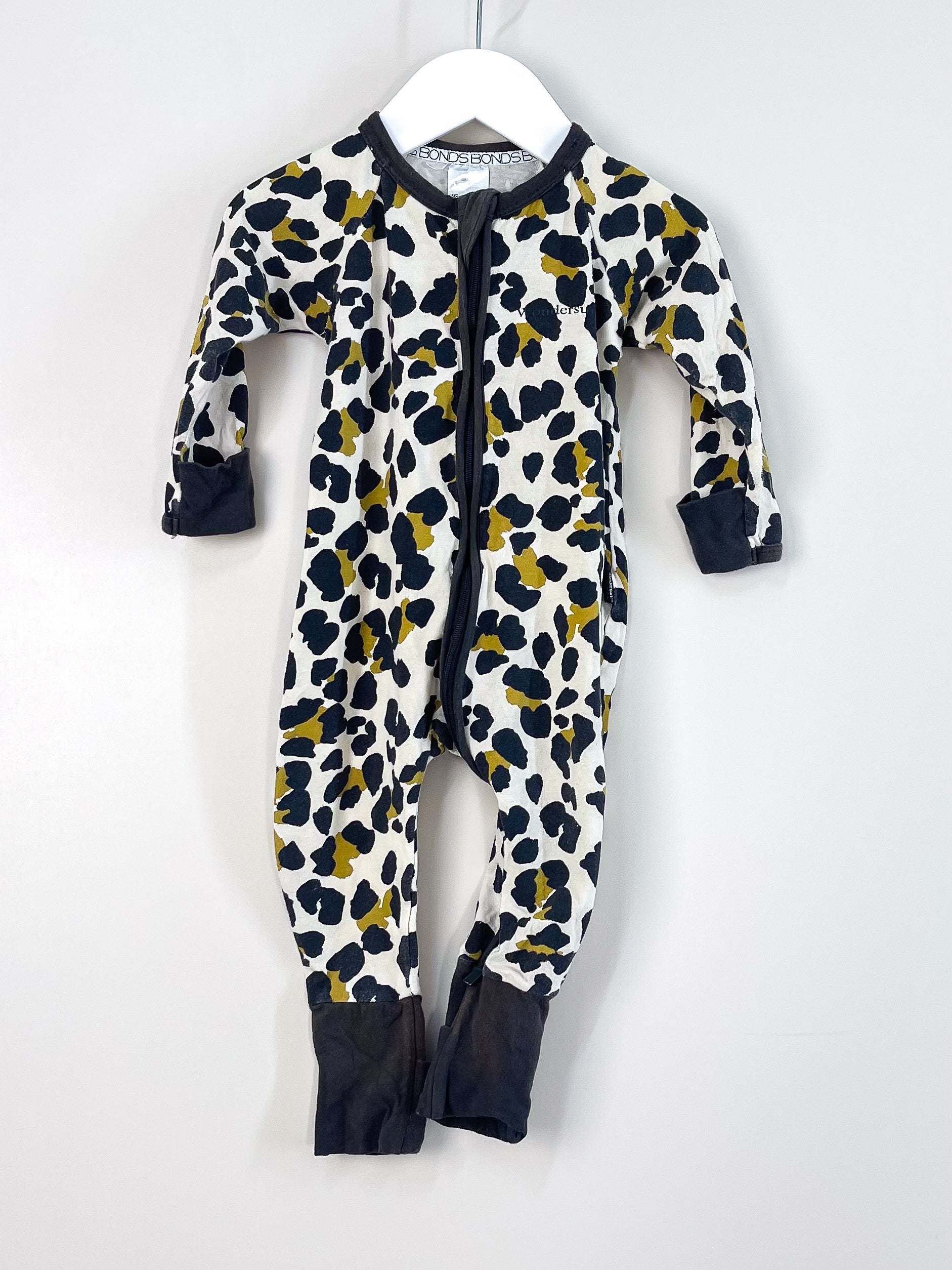 Bonds wondersuit - leopard (6-12m)