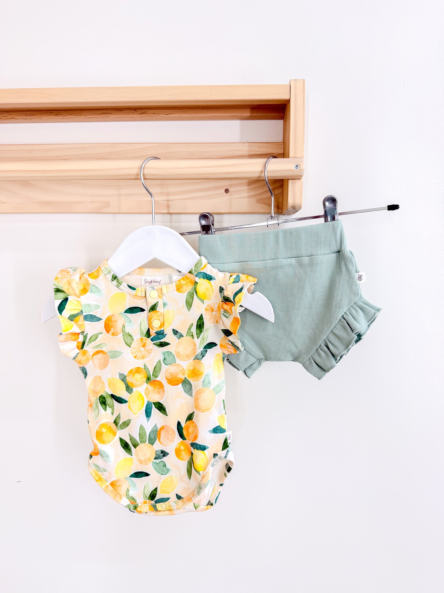 Snuggle Hunny organic citrus set (0-3m)