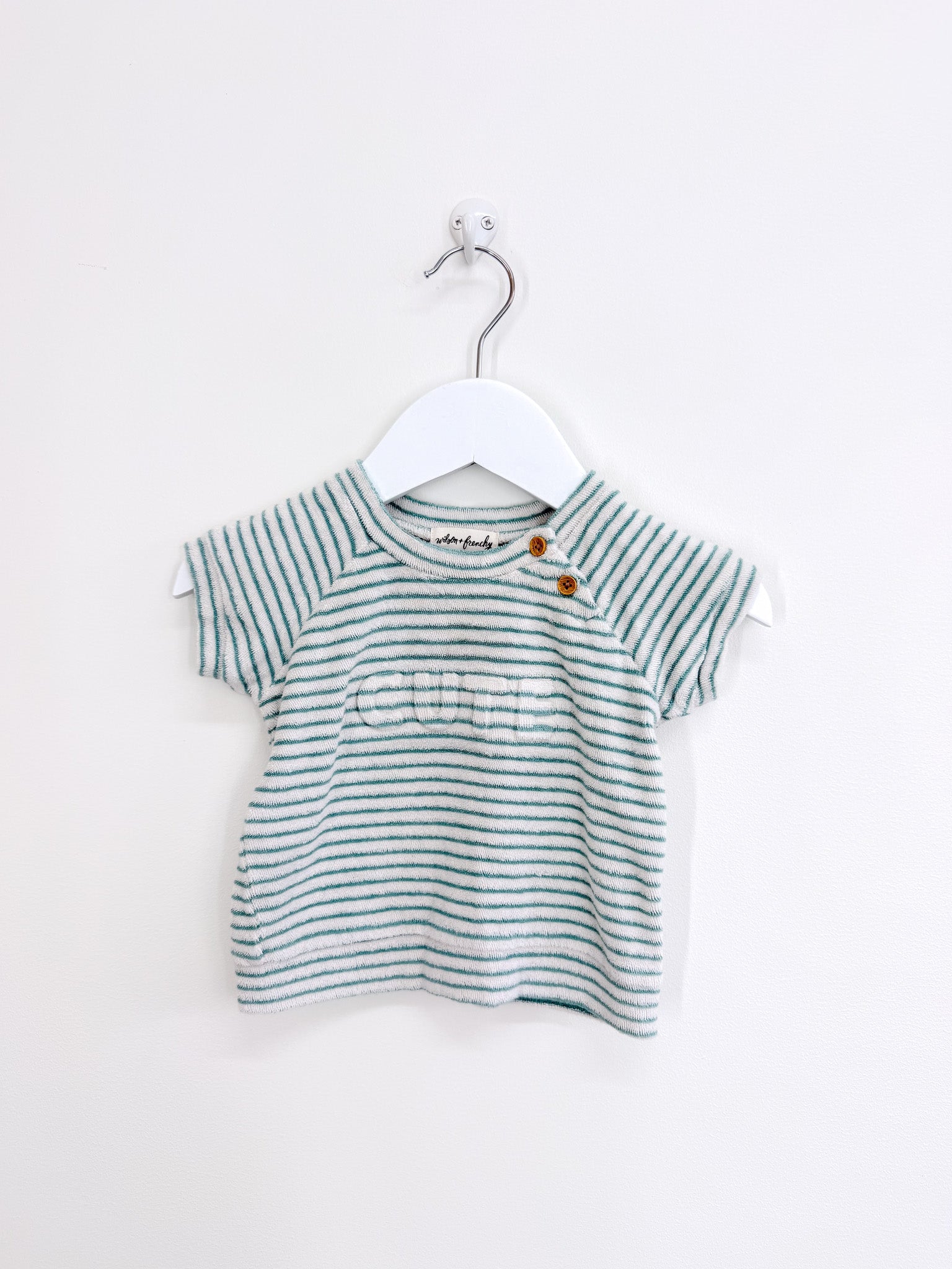 Wilson & Frenchy organic cute terry tee (3-6m)