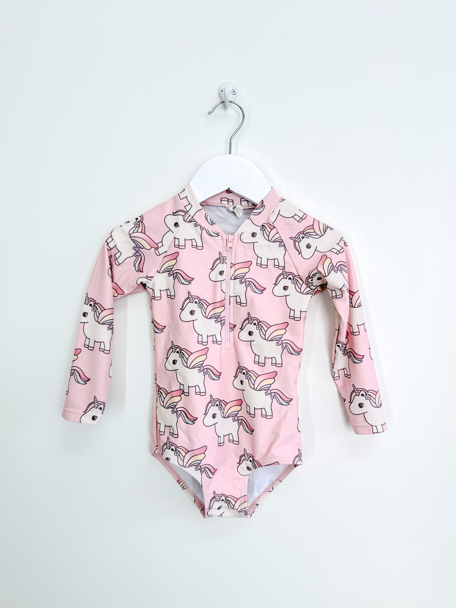 Hux unicorn long sleeve swimsuit (18-24m)
