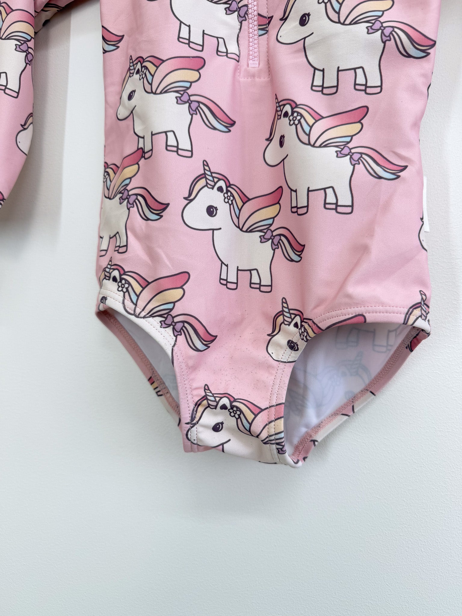 Hux unicorn long sleeve swimsuit (18-24m)