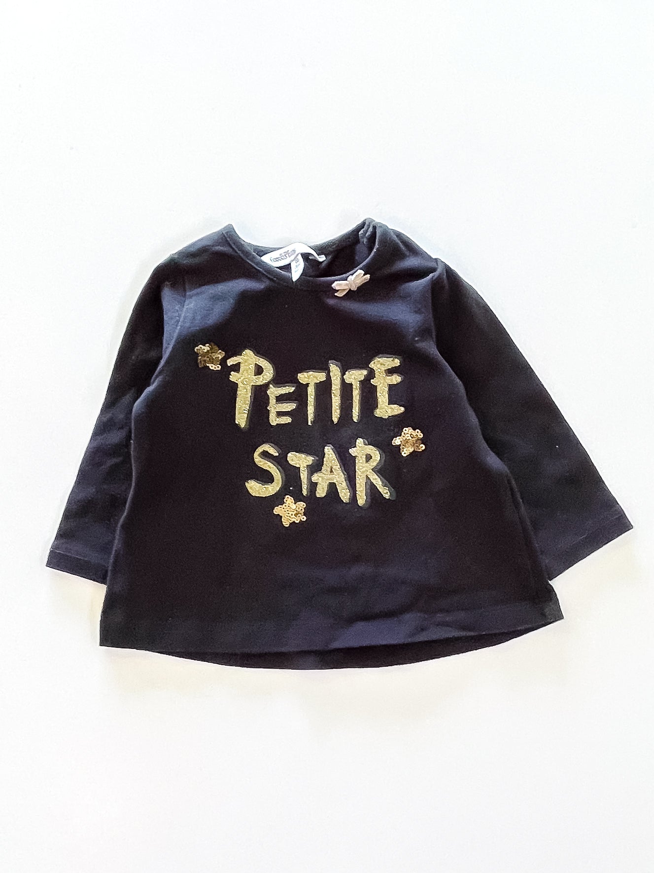 Fox & Finch petite star tee (3-6m)