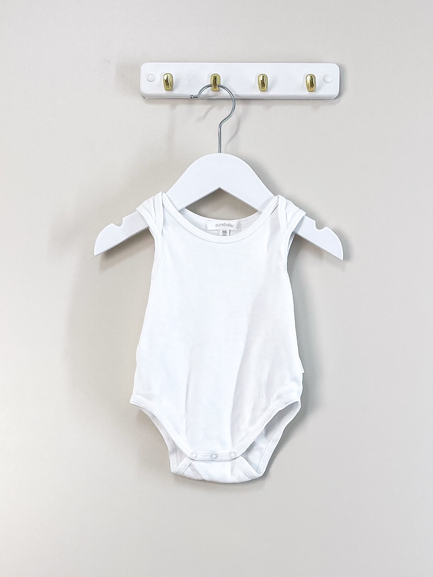 Purebaby organic singletsuit (3-6m)