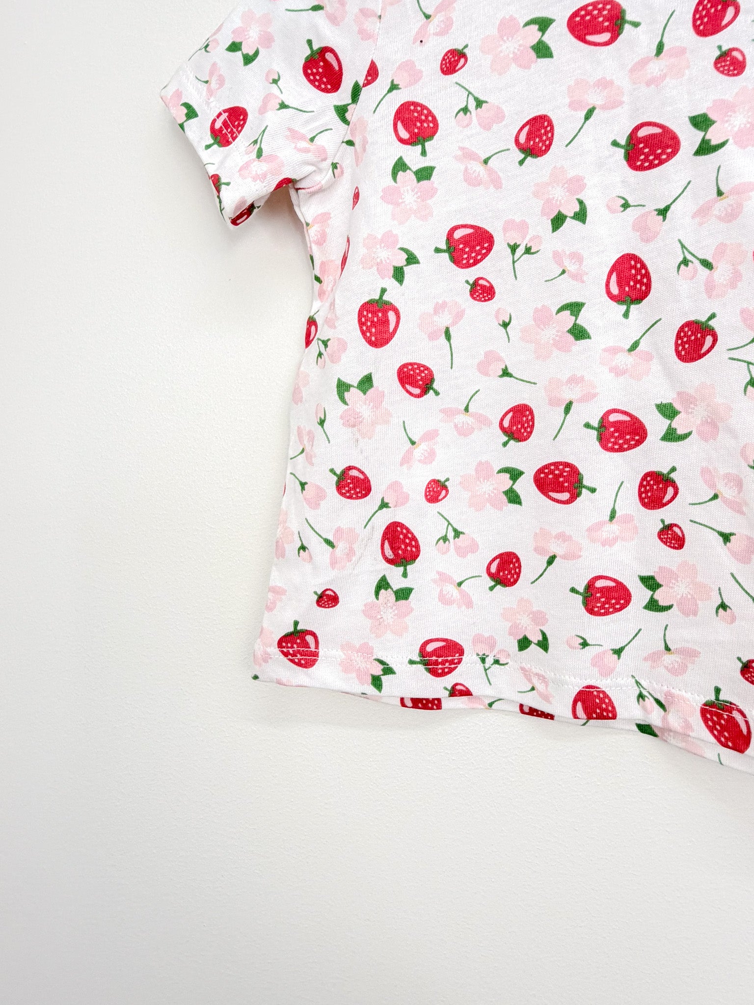 BNWOT Teeny Weeny strawberry tee (6-12m)