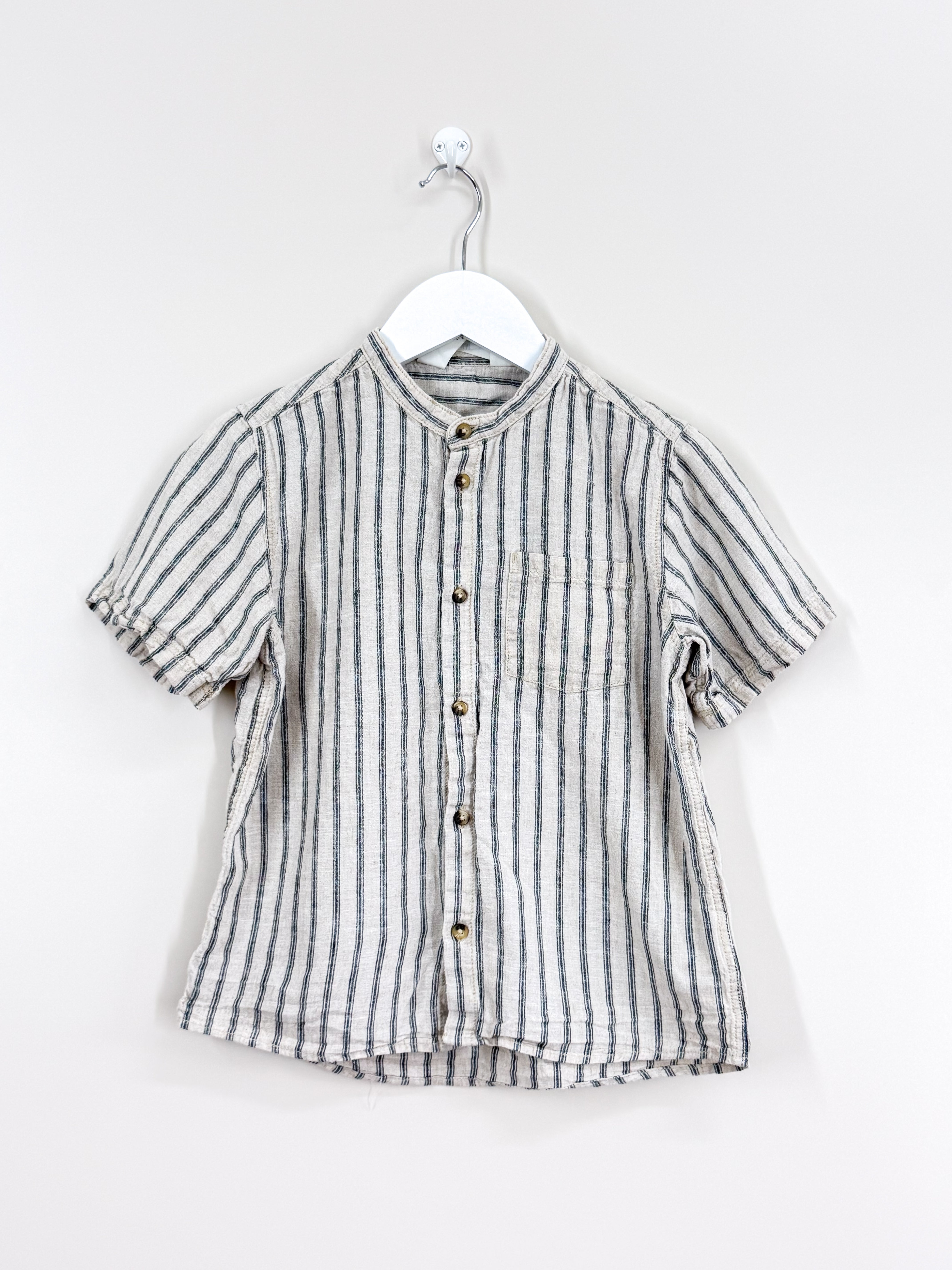 H&M striped linen shirt (8y)