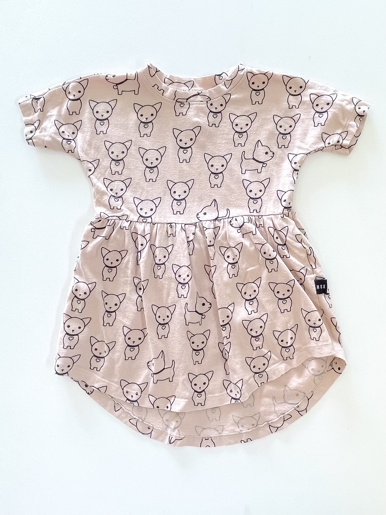 Hux organic chihuahua swirl dress (2y)