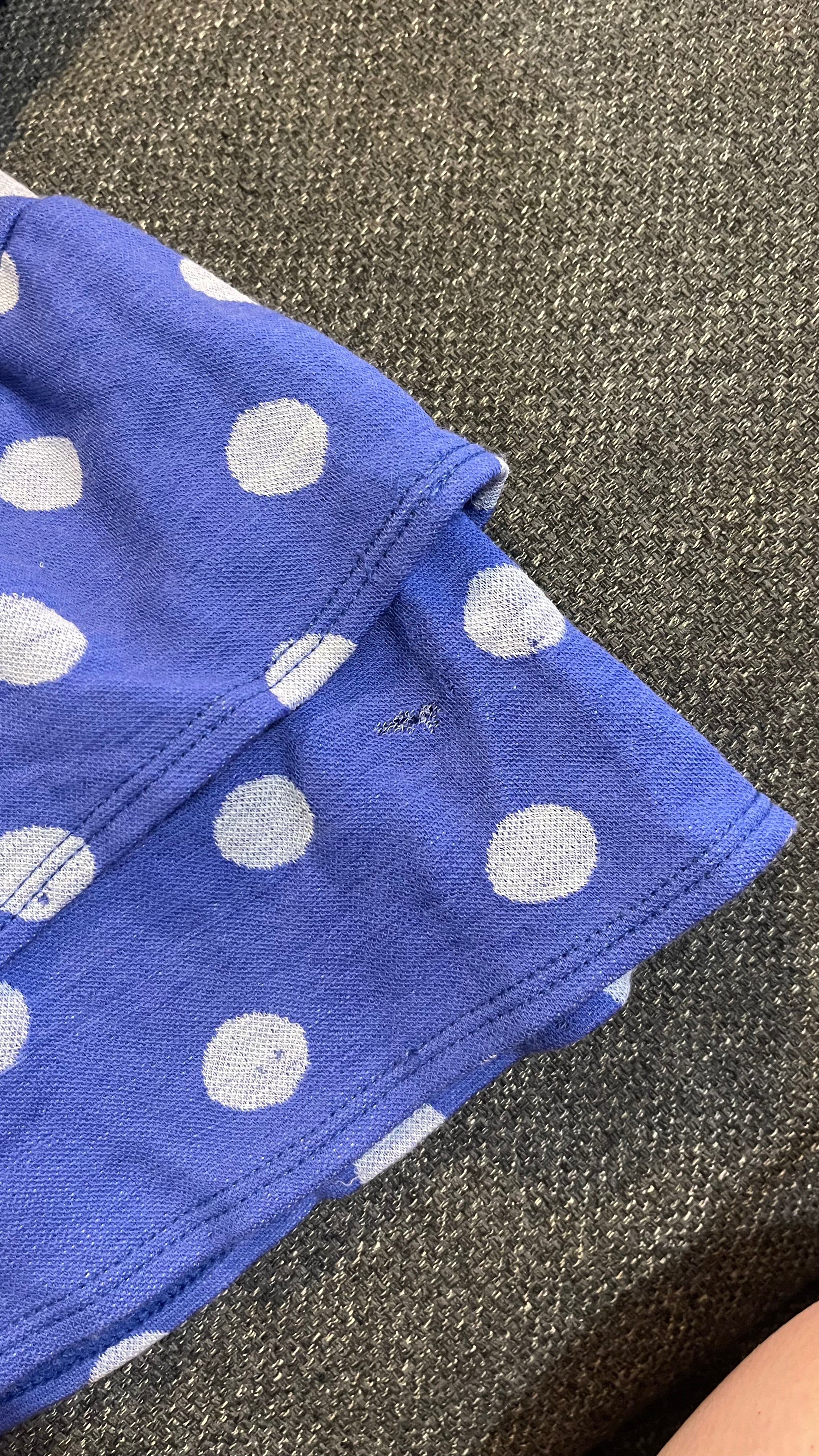 Teeny Weeny merino bow spot dress (12m)