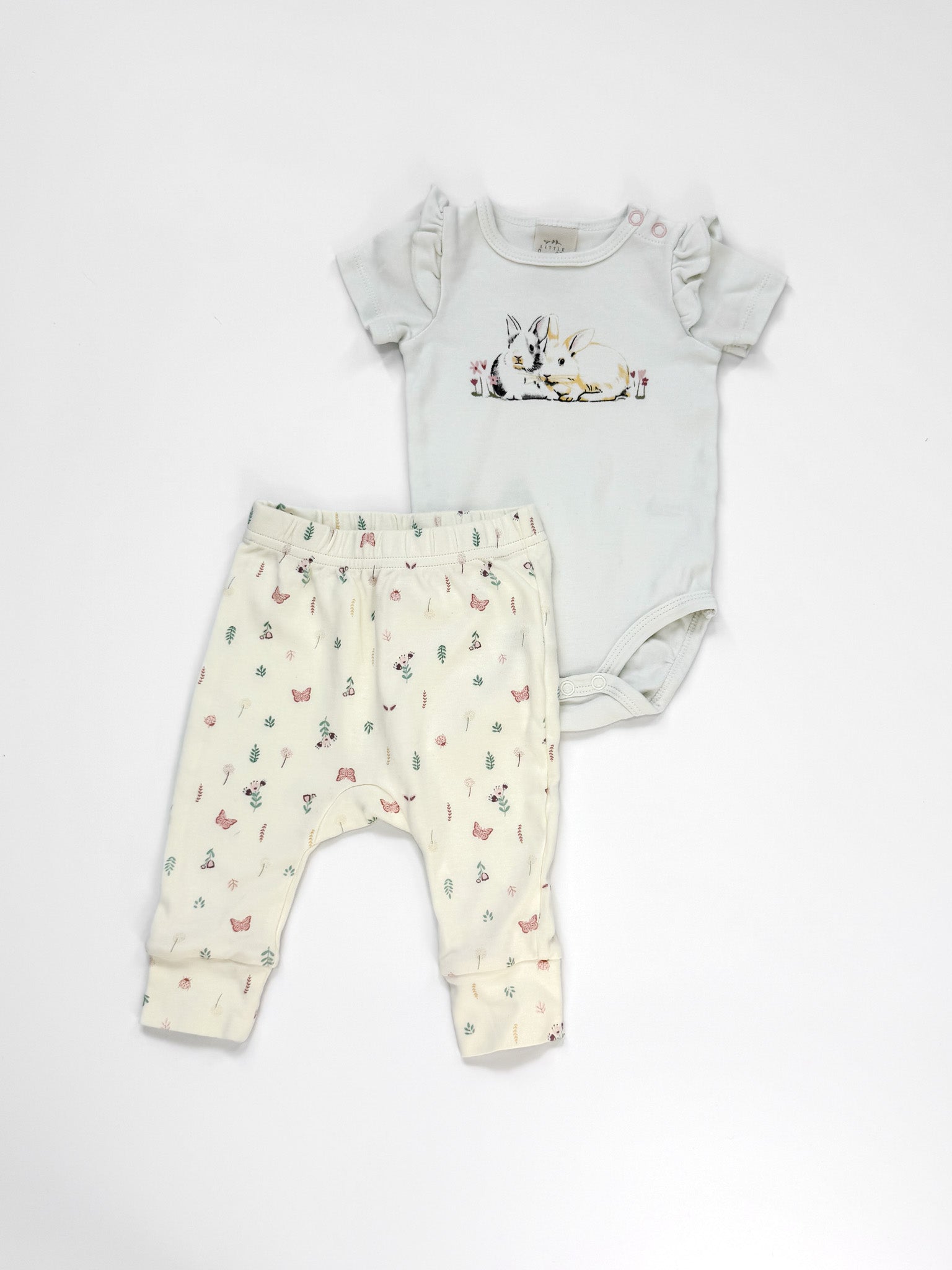 Little Bundle bunny garden set (0-3m)