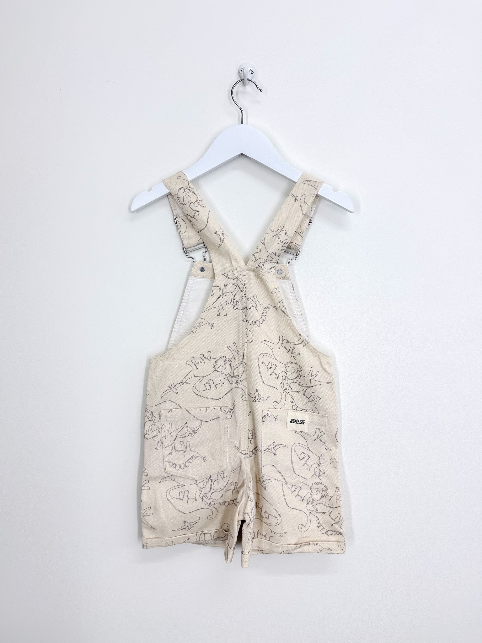 BNWT Bencer & Hazelnut dino shortalls (5y)