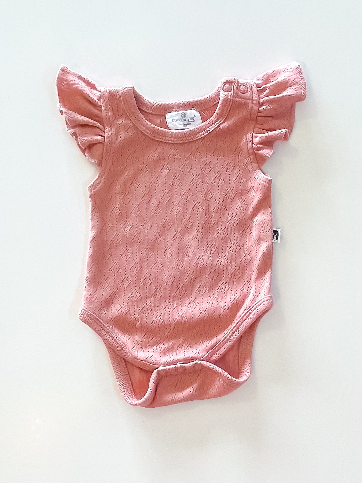 Burrow & Be organic pointelle bodysuit (newborn)
