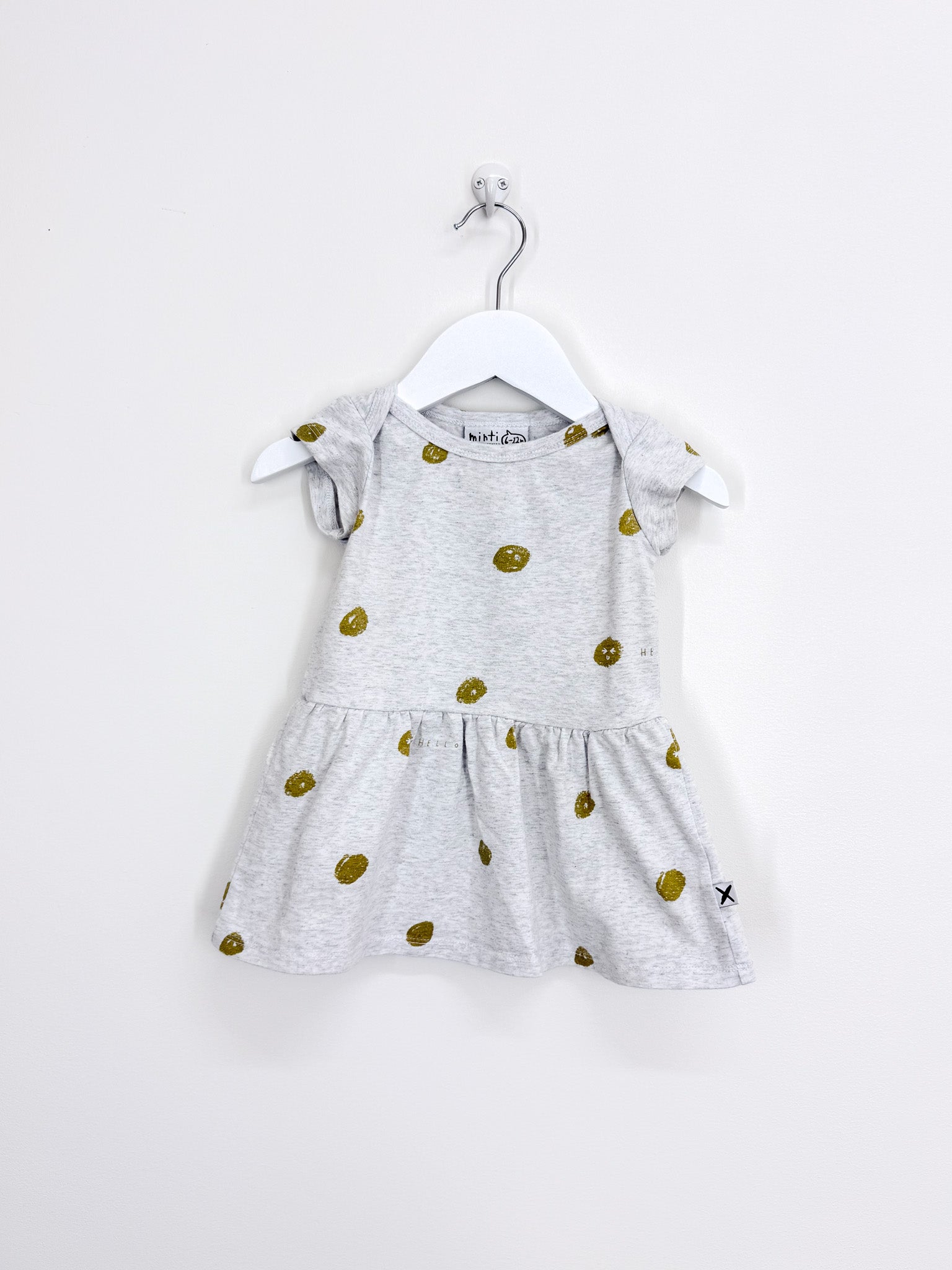 Minti gold spot dress (6-12m)