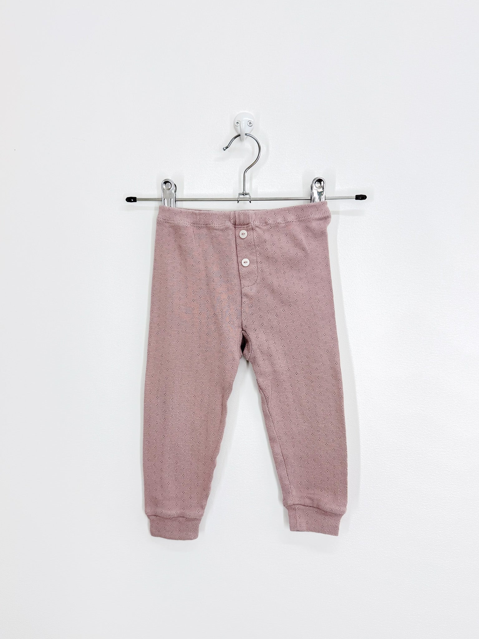 Quincy Mae organic pointelle leggings (18-24m)