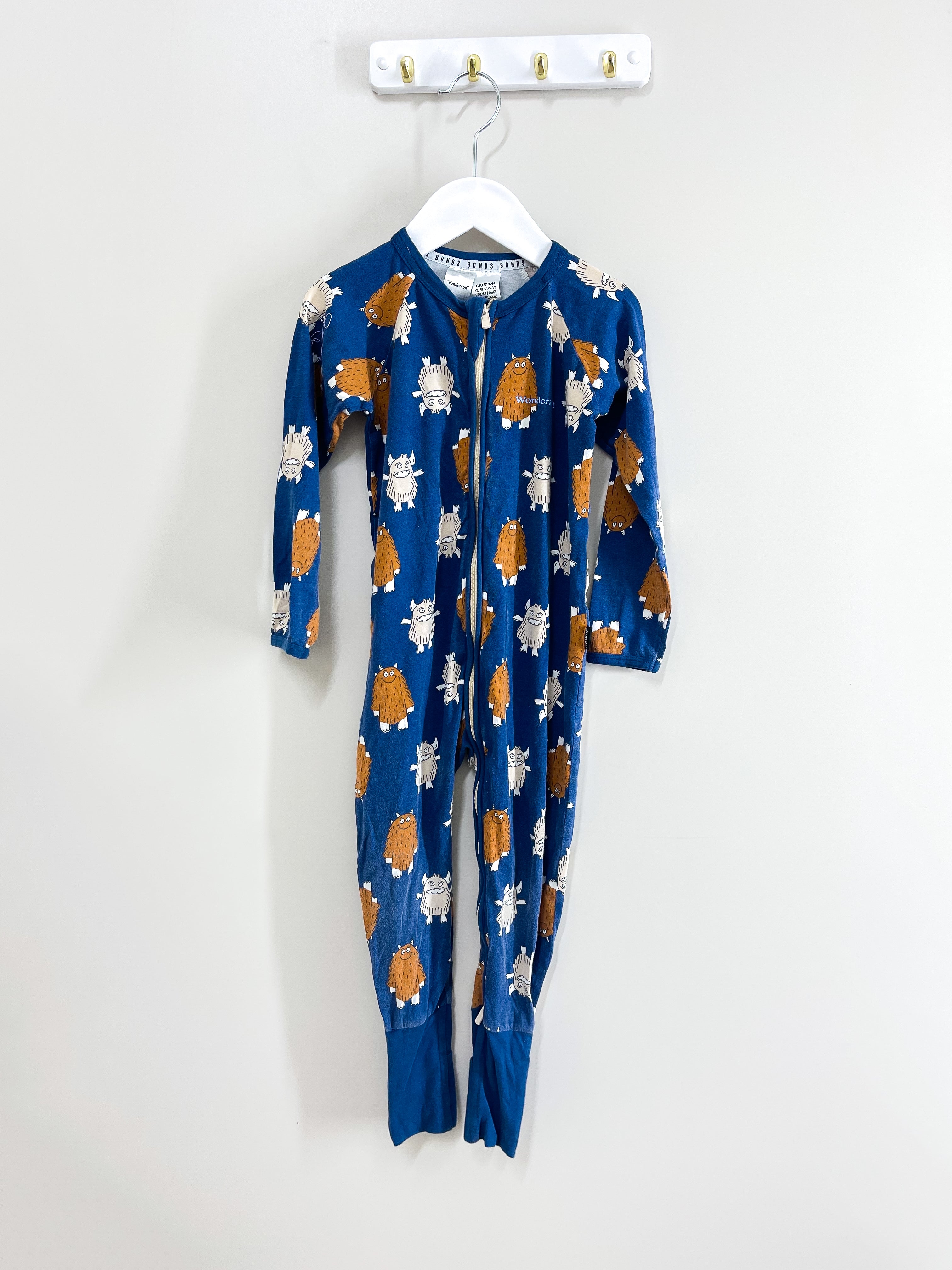 Bonds wondersuit - monsters (3y)