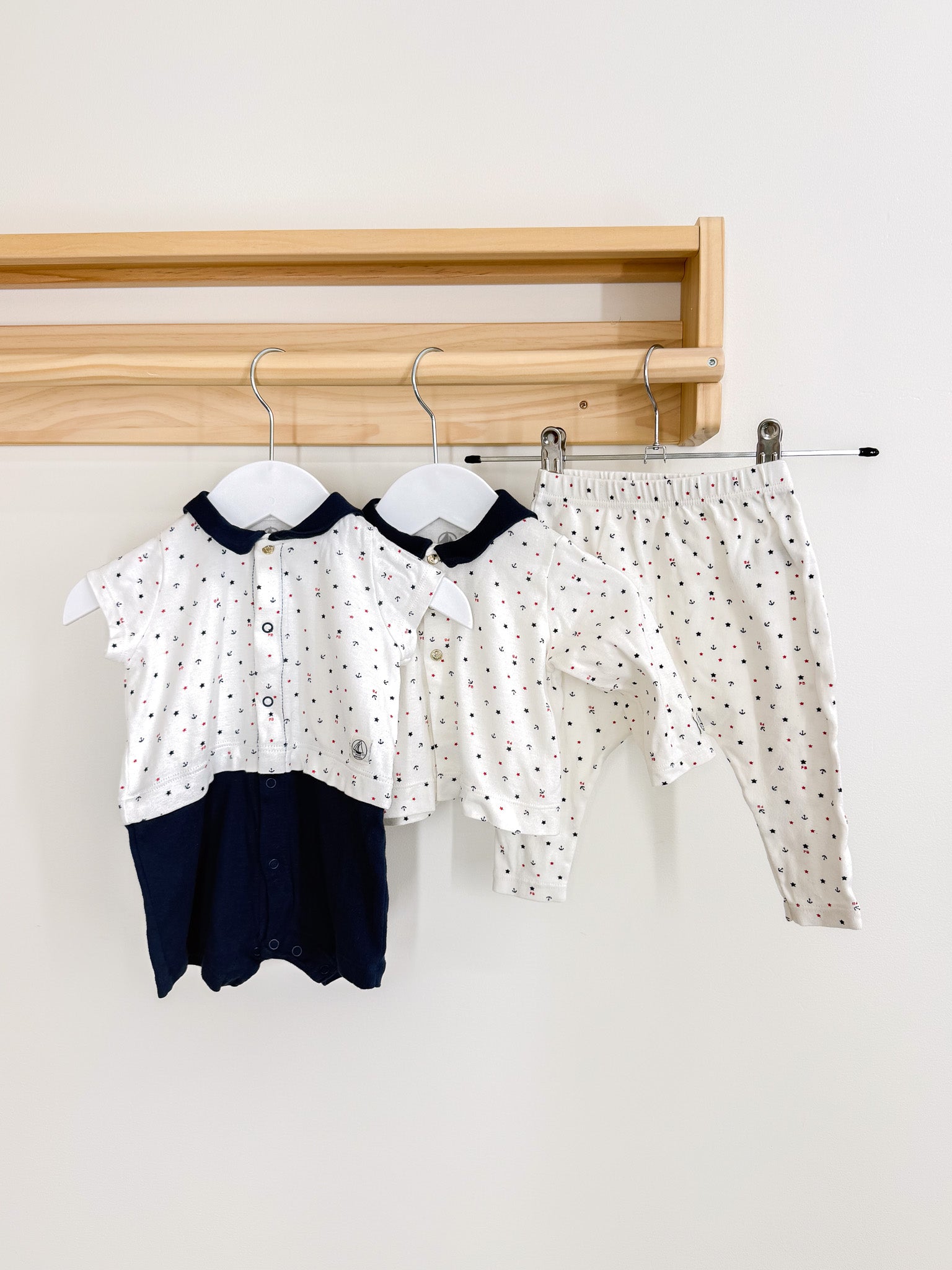 Petit Bateau sailor 3 piece set (3m)