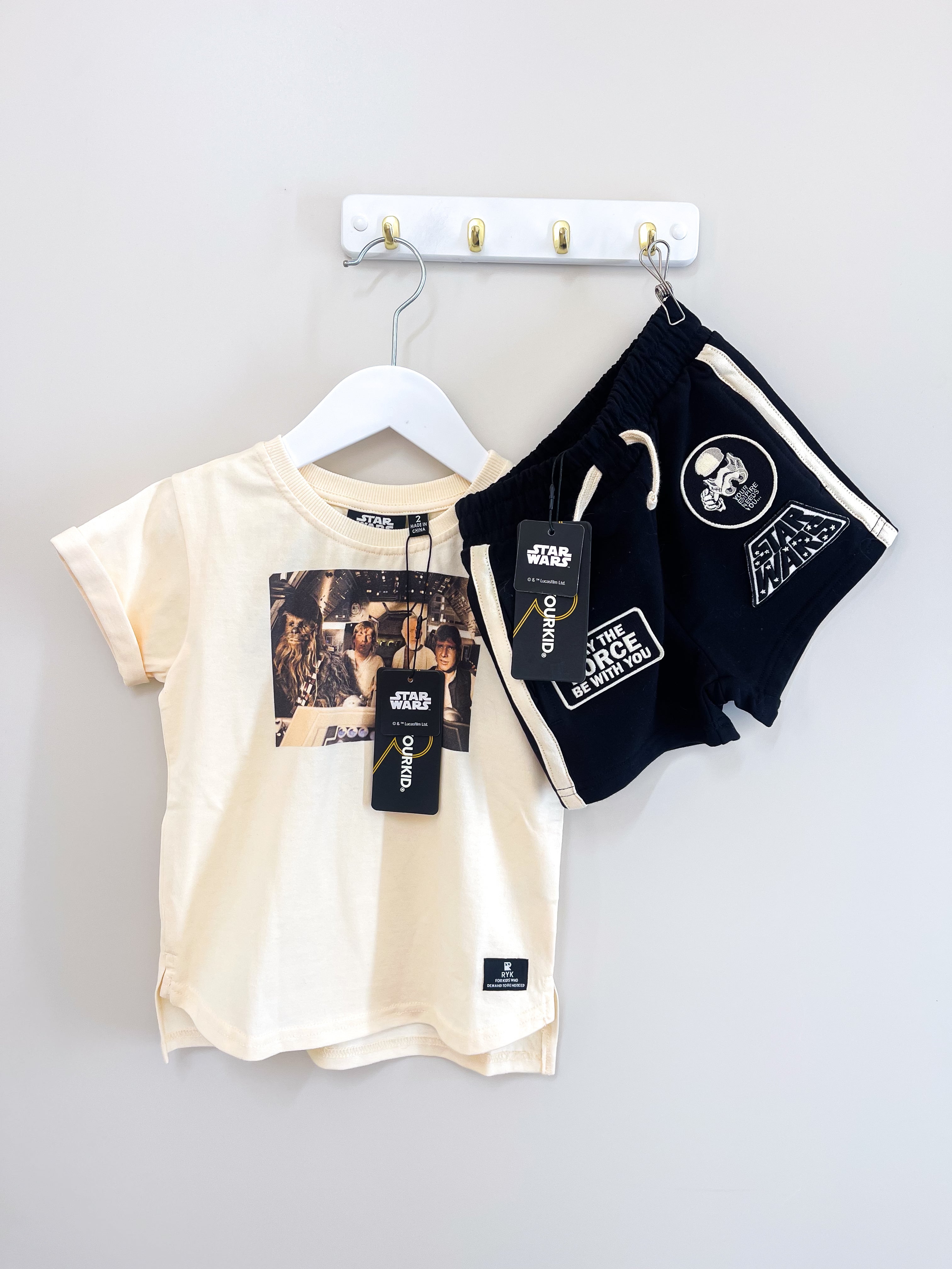 BNWT Rock Your Baby x Star Wars squad goals set (2y)