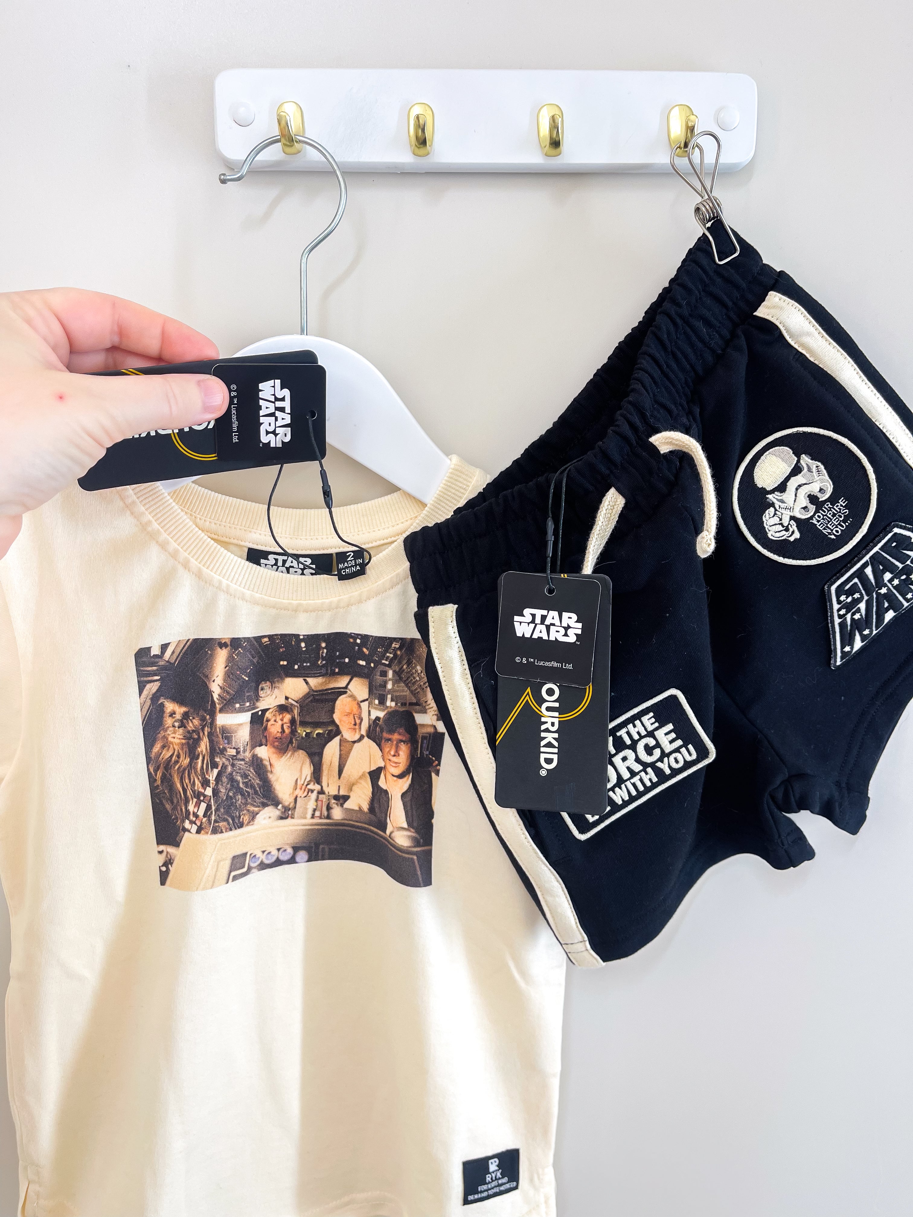 BNWT Rock Your Baby x Star Wars squad goals set (2y)
