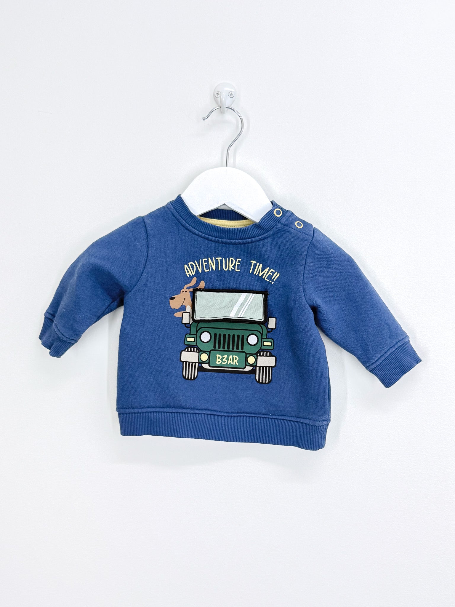 Teeny Weeny adventure time lift-the-flap sweatshirt (3-6m)