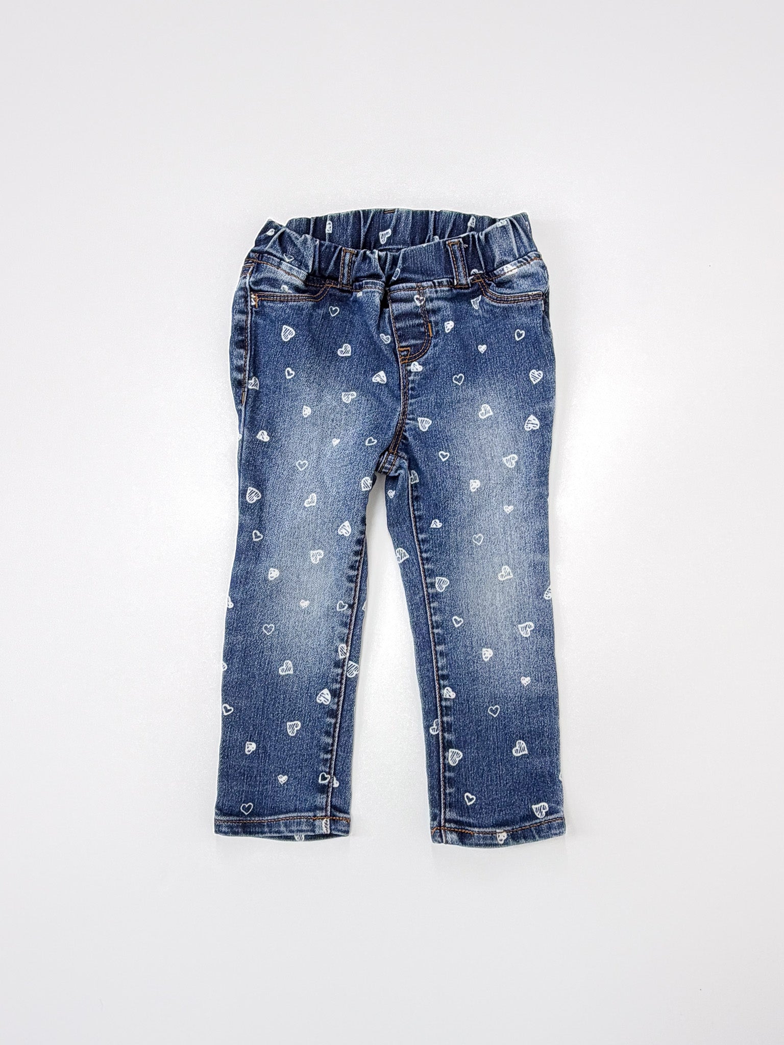 Gap denim heart jeggings (2y)