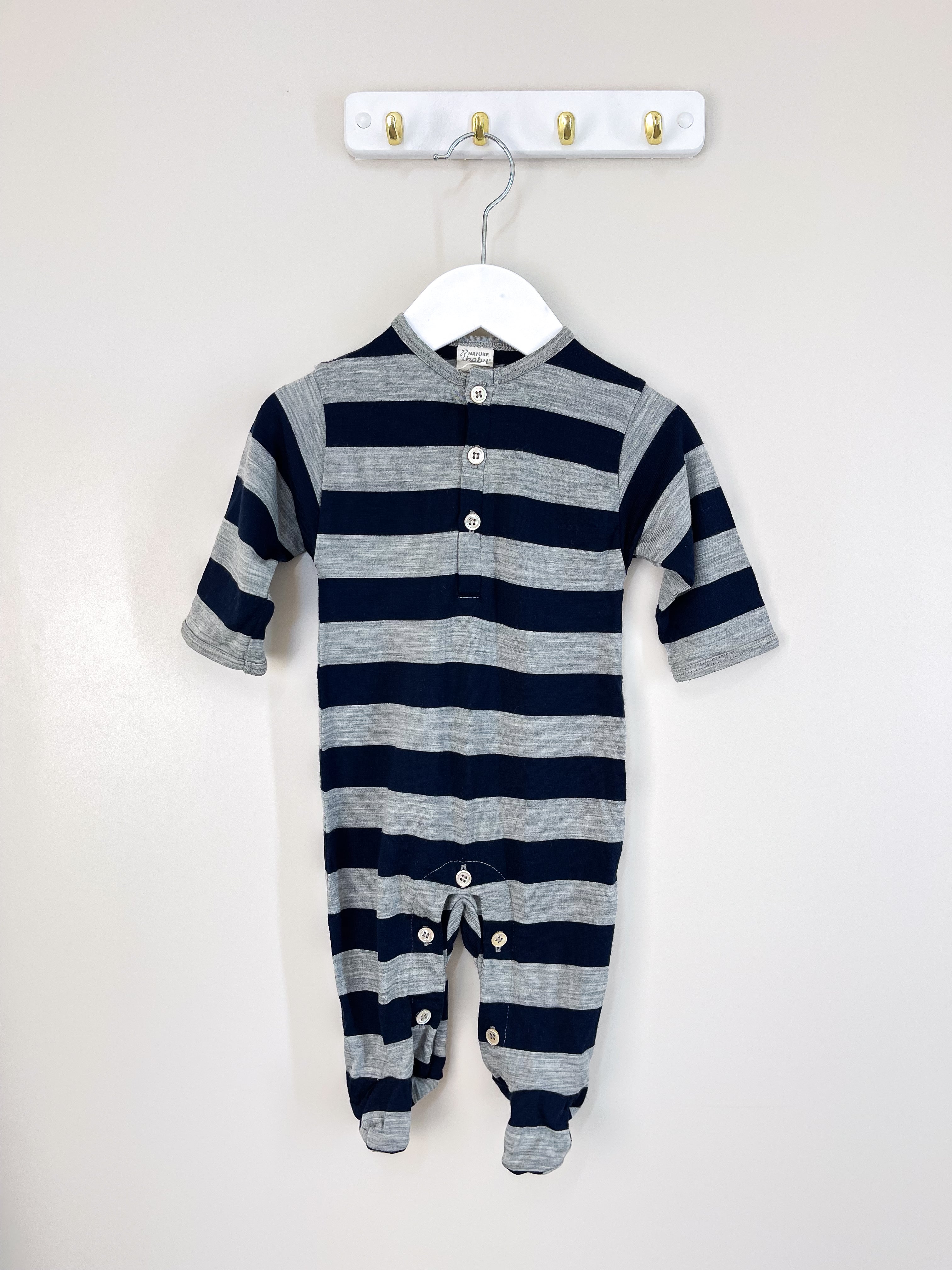 Nature Baby merino stretch & grow (3-6m)