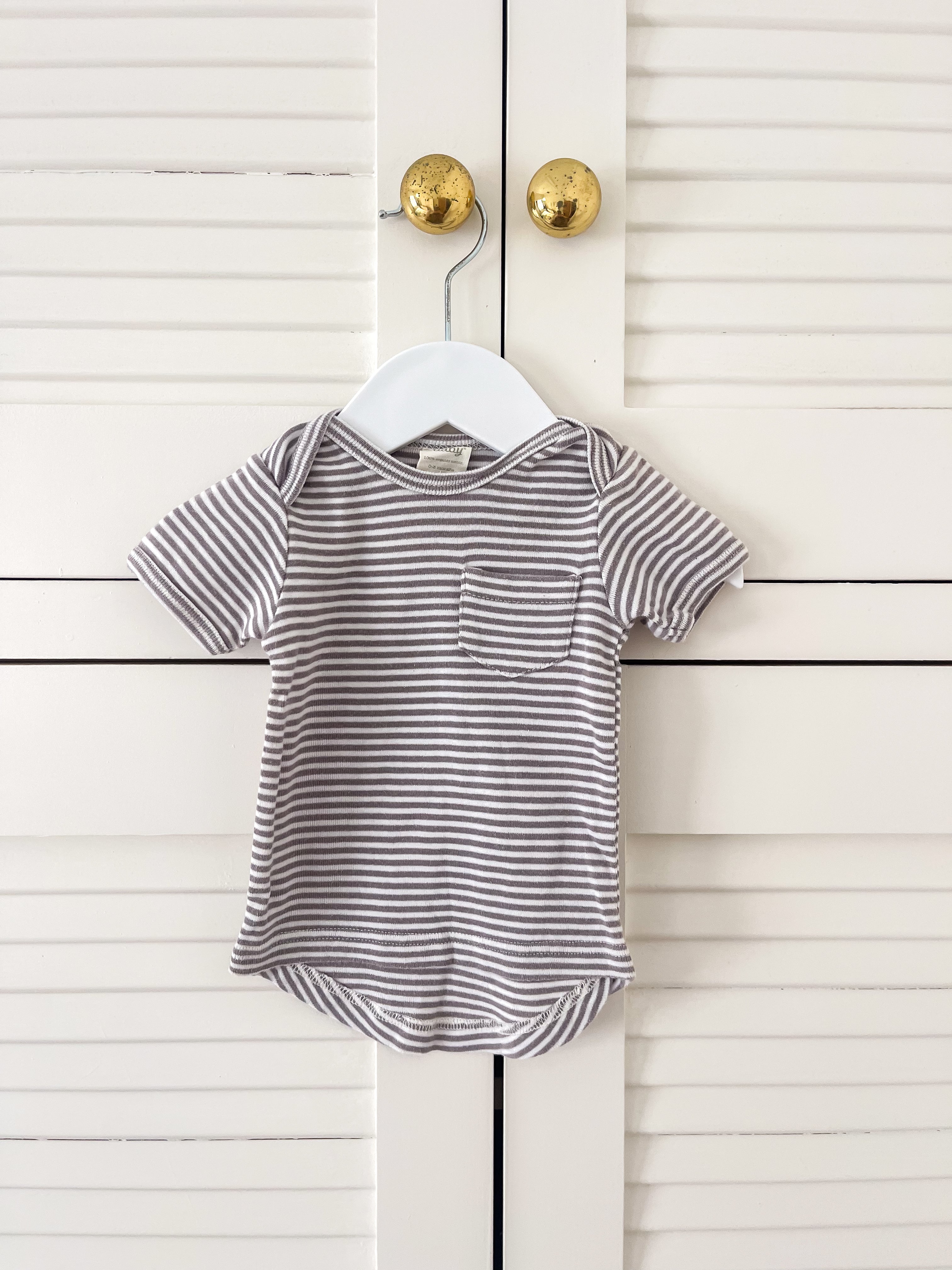 Nature Baby organic pocket tee (0-3m)