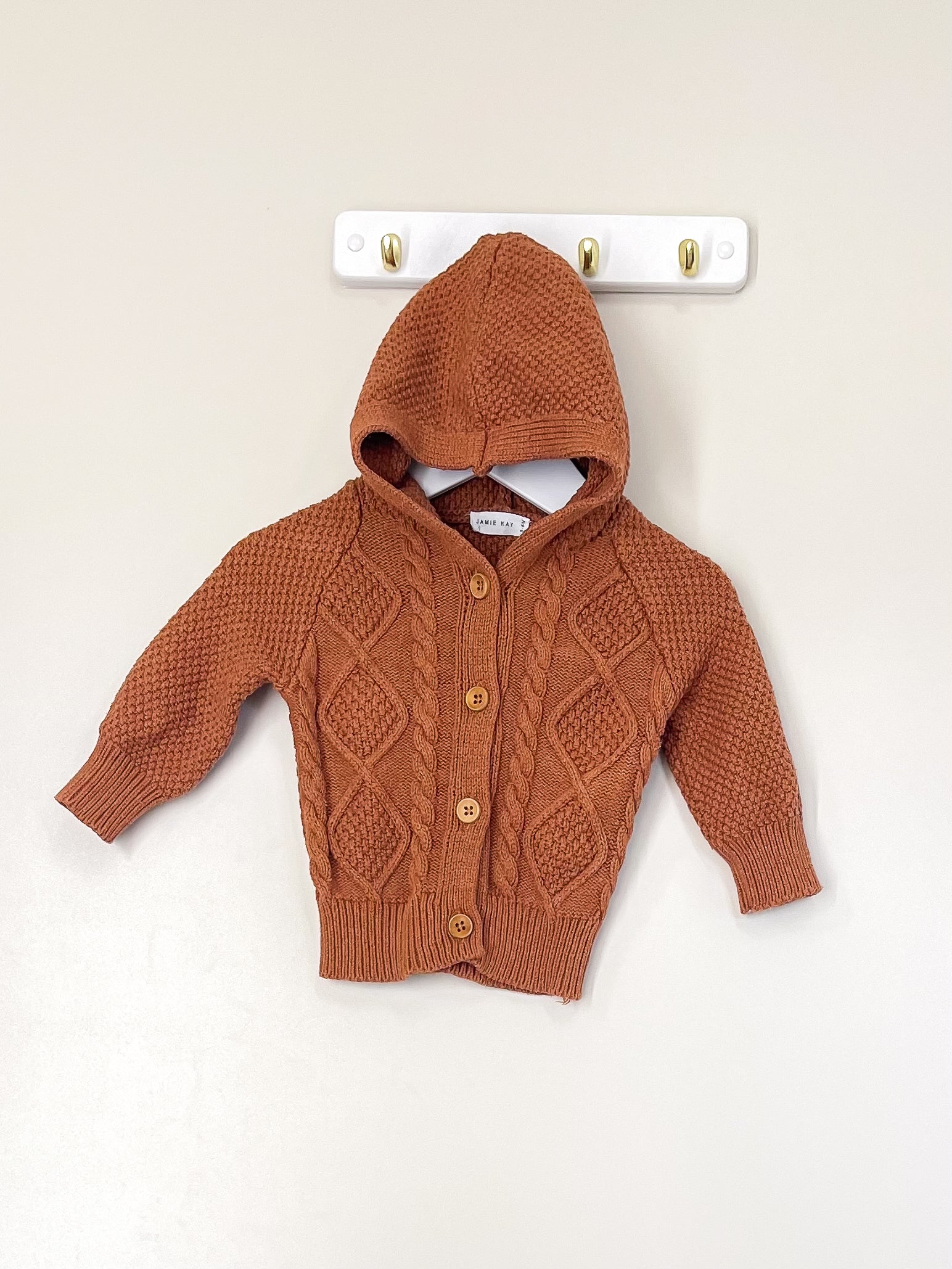 Jamie Kay OG charlie knit - cooper marle (3-6m)