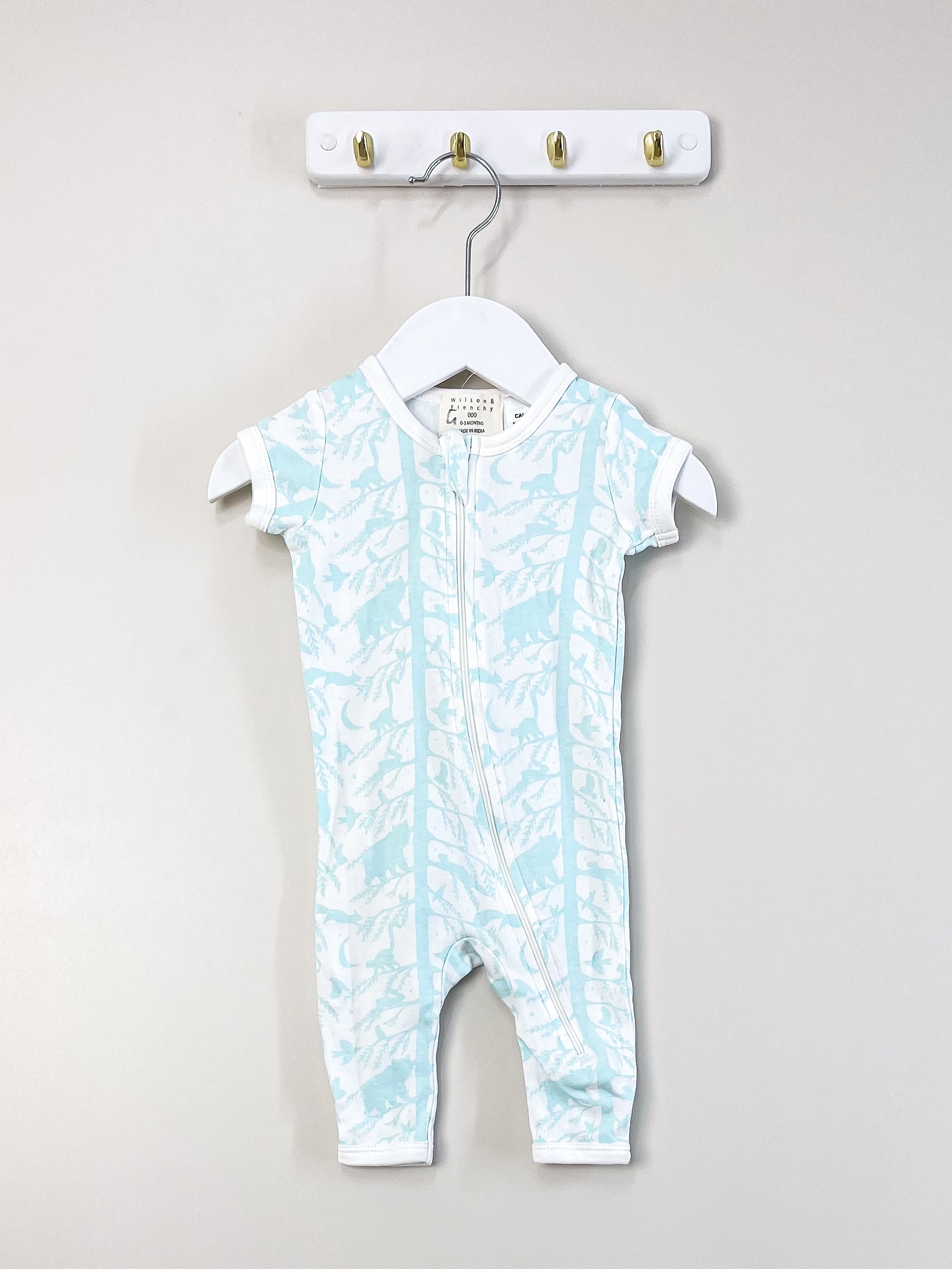 Wilson & Frenchy zipsuit (0-3m)