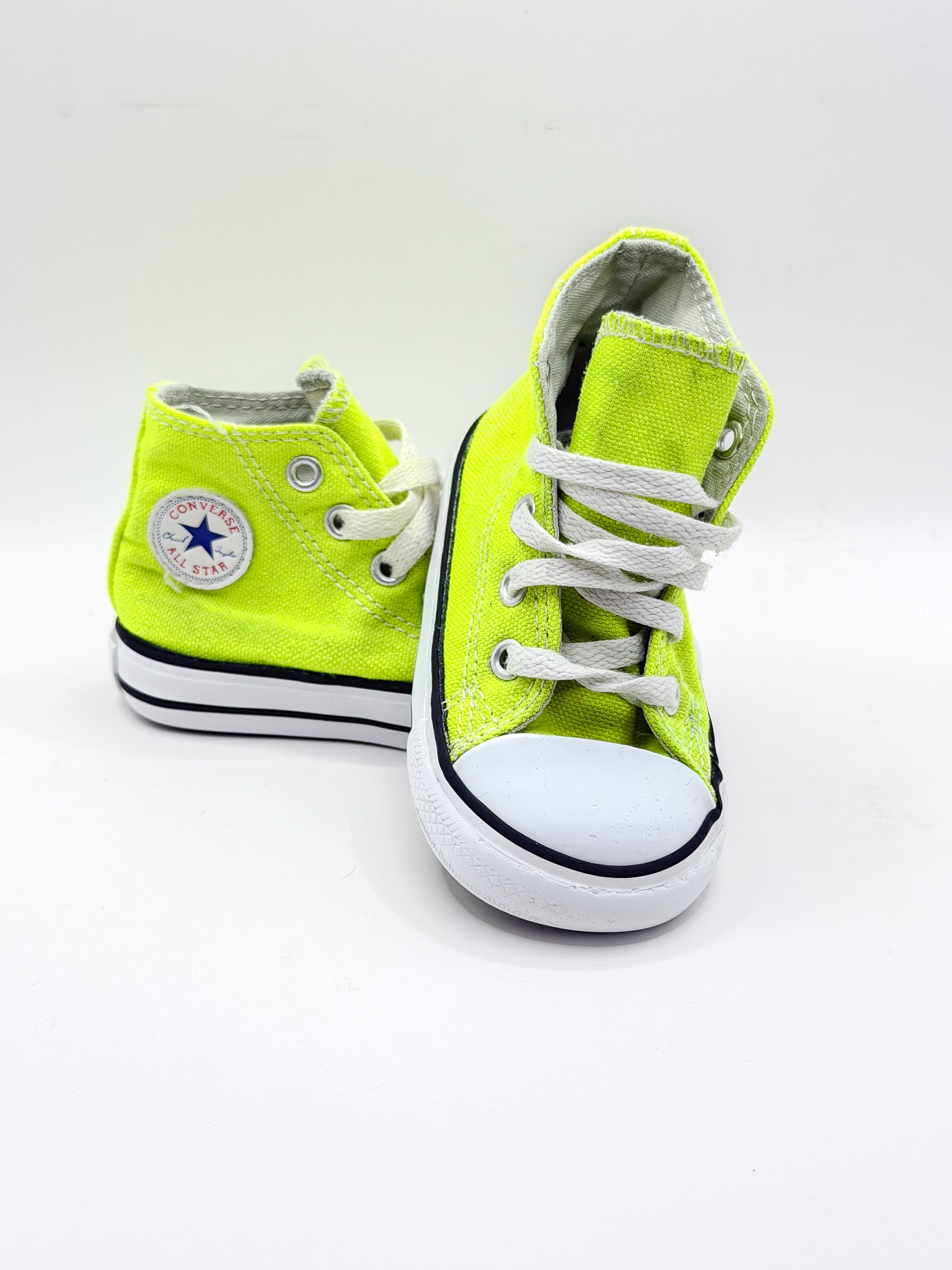 Converse CTAS hi top sneakers - neon yellow (21EU)