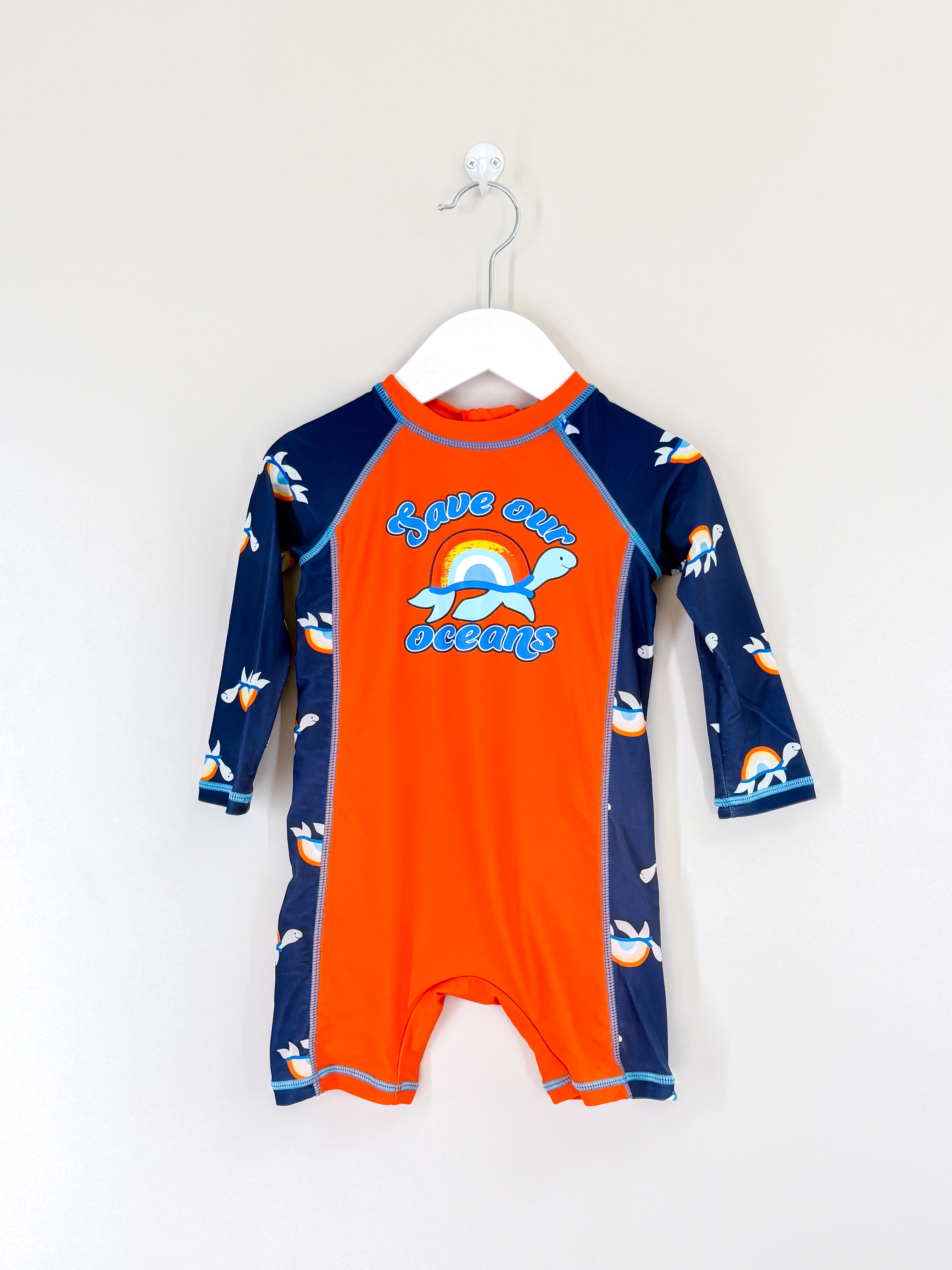 Teeny Weeny save our oceans swimsuit (12-18m)