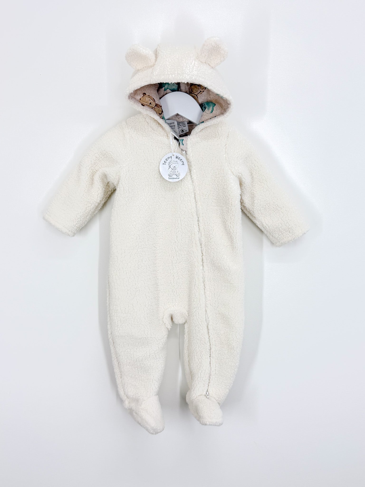BNWT Teeny Weeny padded pram suit (6-12m)