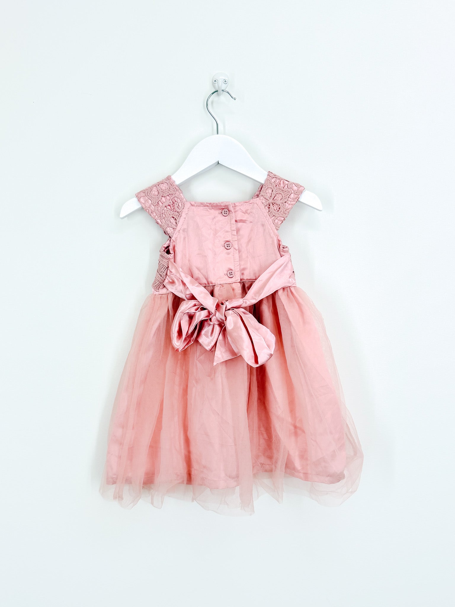 Teeny Weeny mia dress up lace ocassion dress (6-12m)